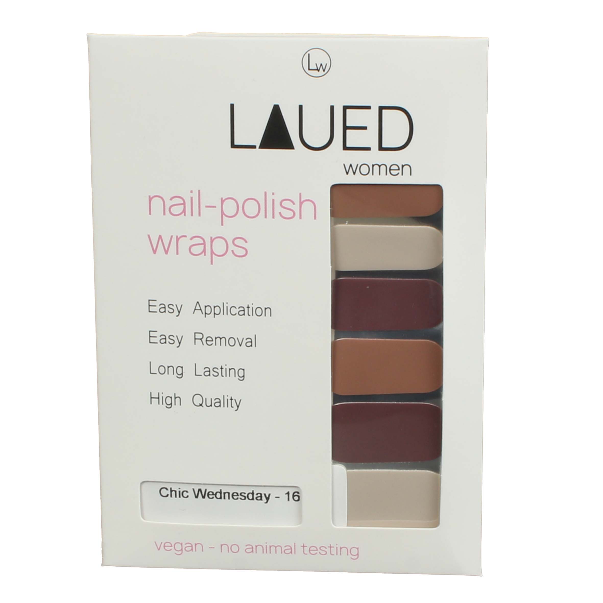 laued Nagelfolien grafics chic wednesday Verpackung