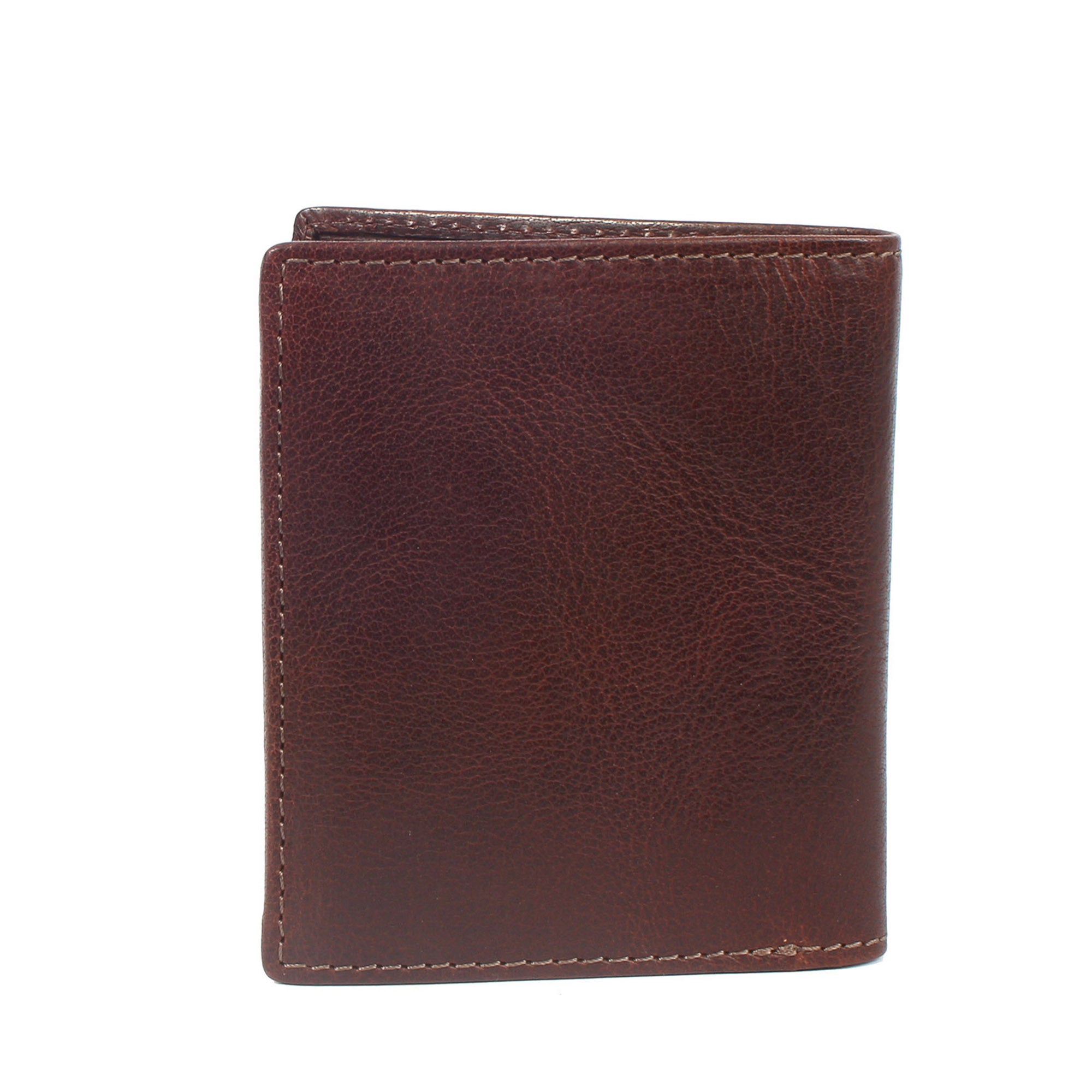 Margelisch Tokyo 2 sustainable RFID leather wallet for men backside brown