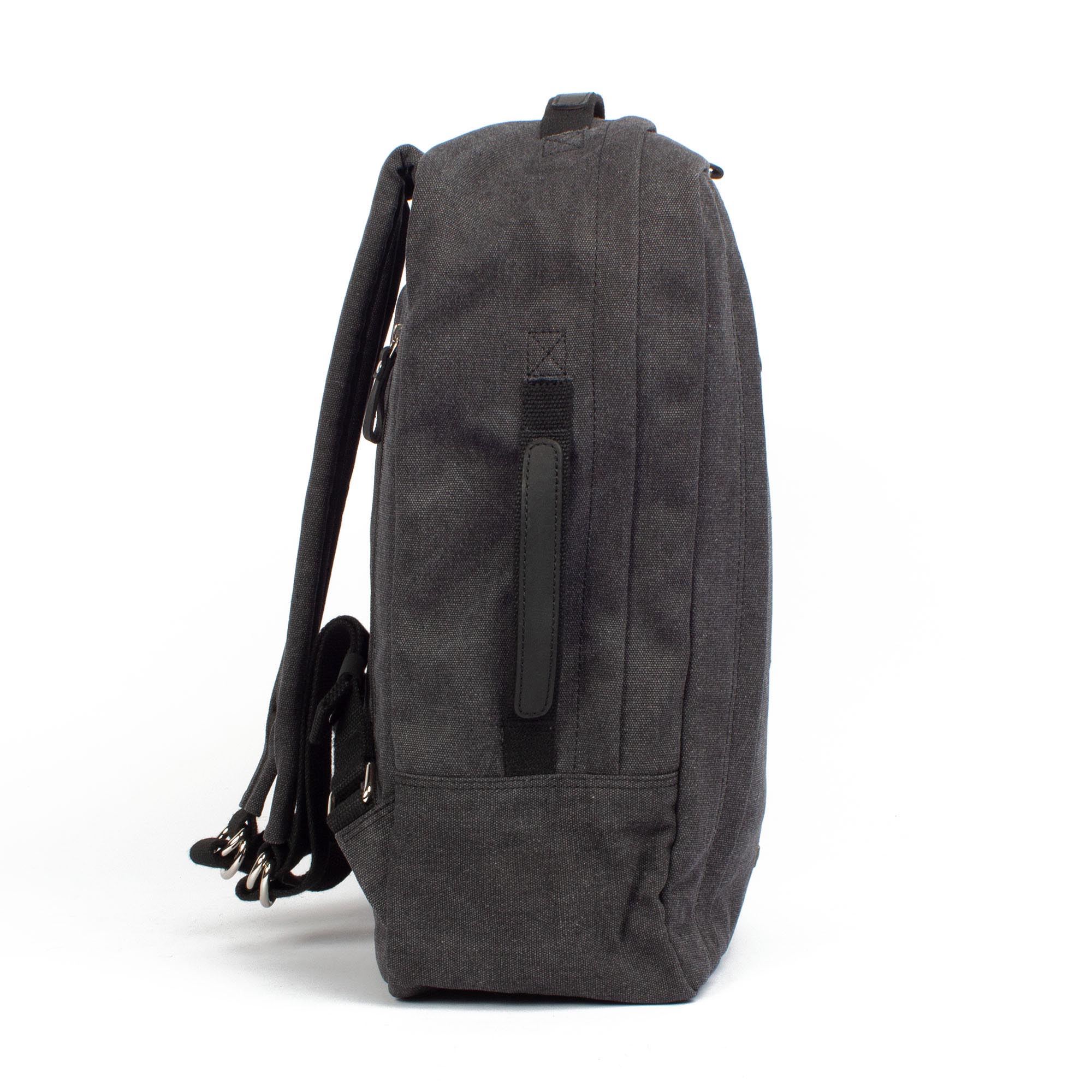 Margelisch Lerox 1 sustainable designer backpack canvas charcoal