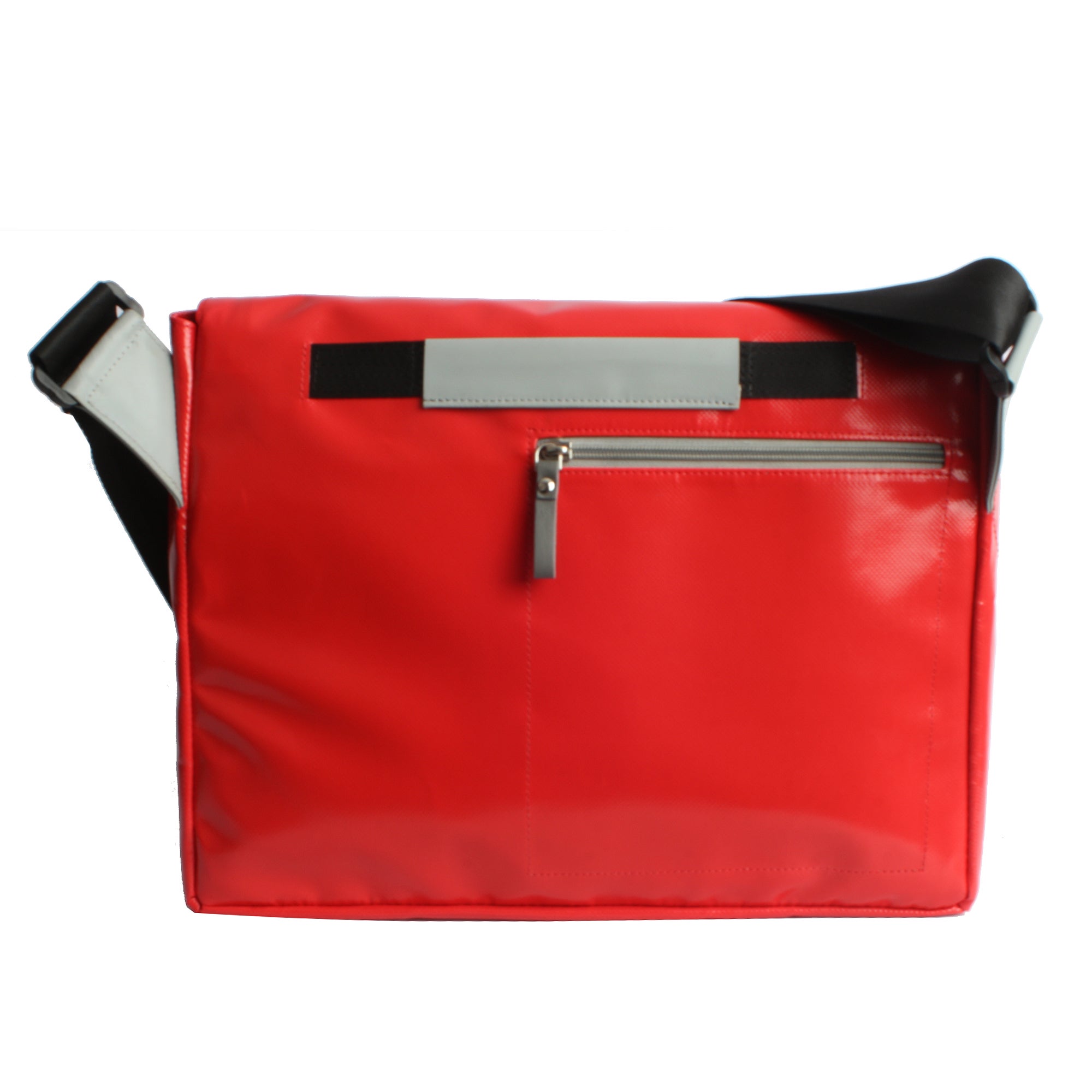 7clouds Kuriertasche Tego 7.4 red-grey Rückseite