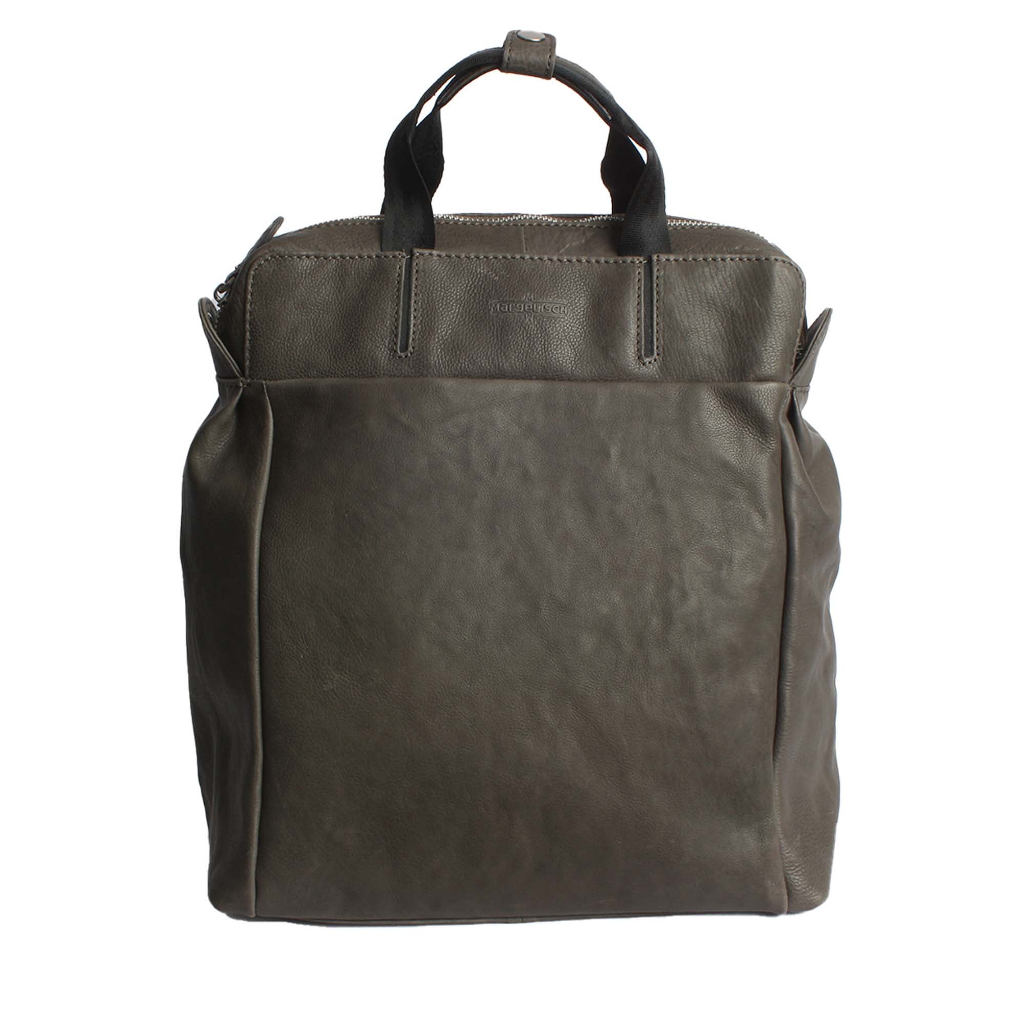 MARGELISCH Leder-Laptoprucksack Nuria 3 - grey