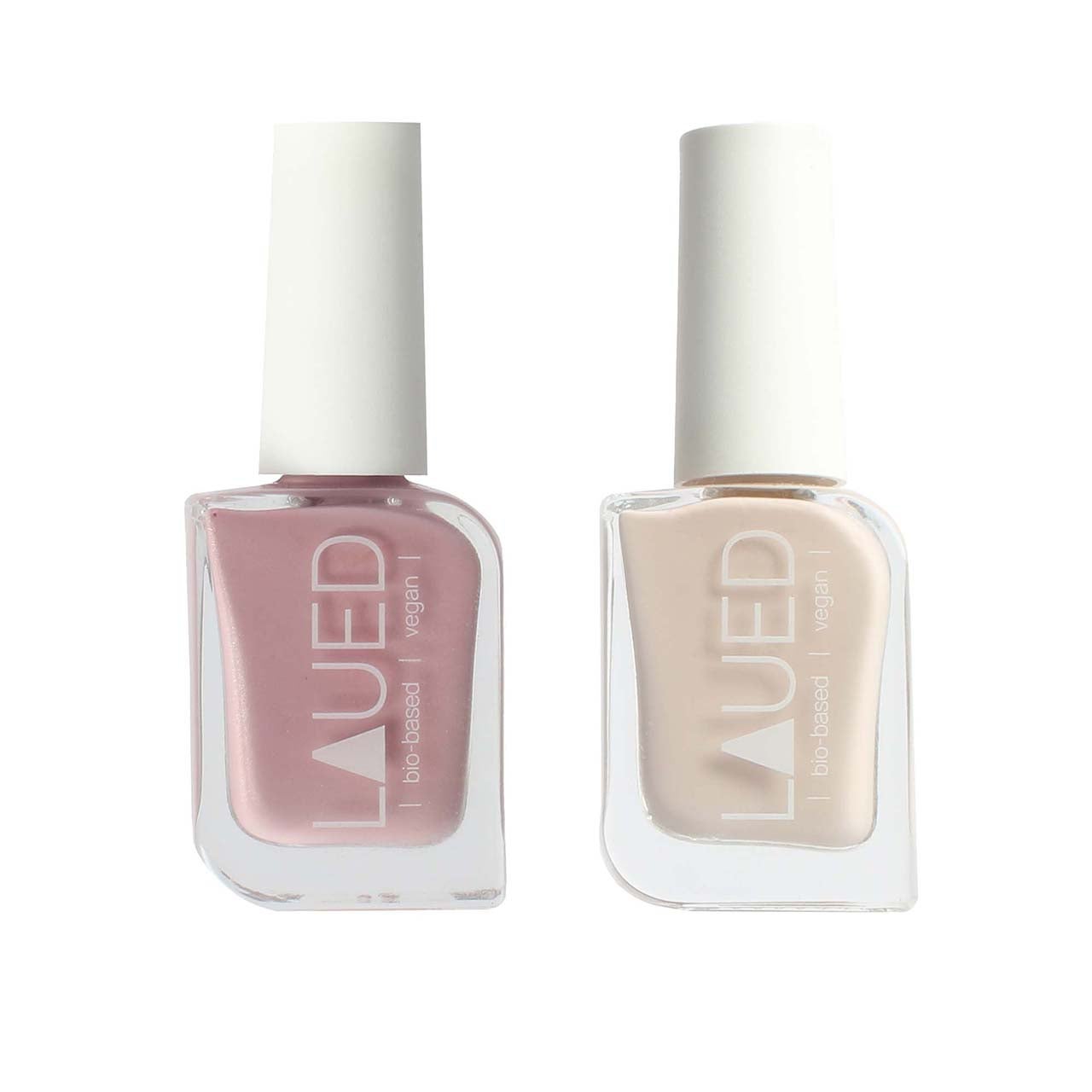 LAUED - Candy 01 - Ground 01 / Set 1 Laued nailpolish bio-based vegan set 2 pink sand