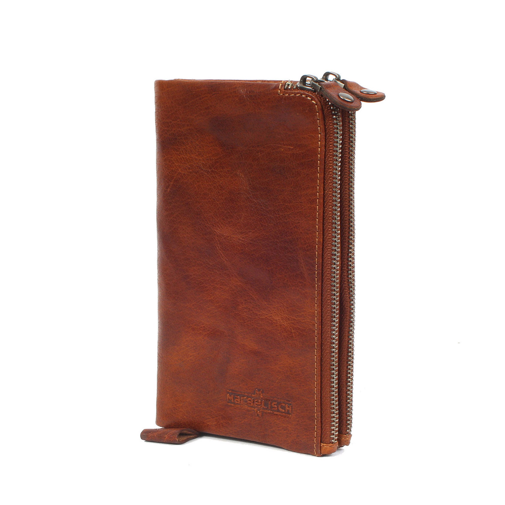 Margelisch London 2 sustainable RFID leather wallet front