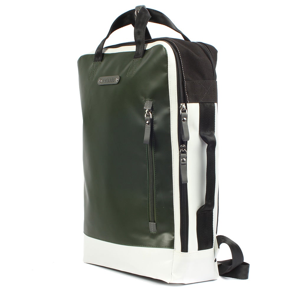 7clouds laptopbackpack Agal 7.2 M junglegreen white angle view