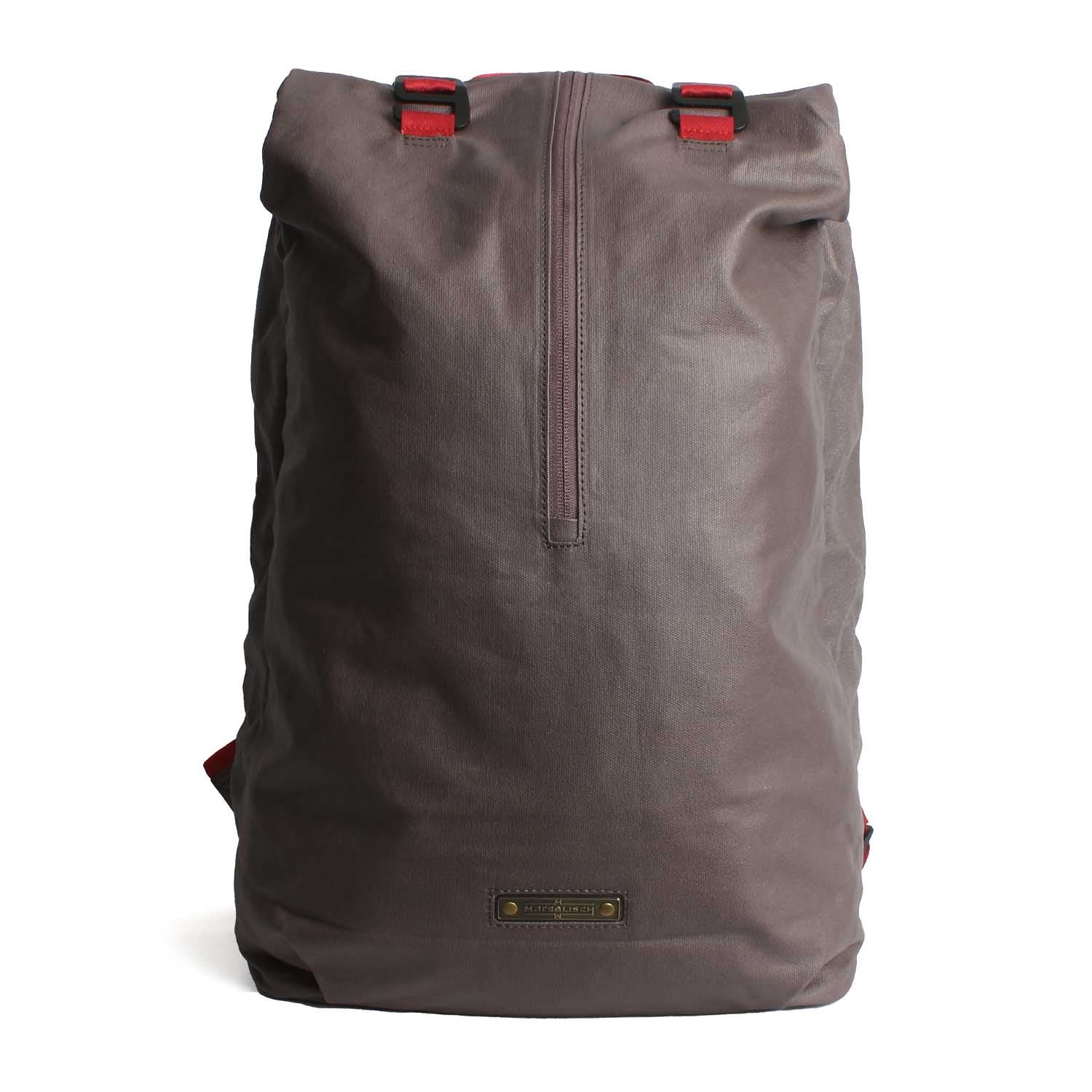 Margelisch Laptoprucksack Nemin 2 taupe dunkel Front