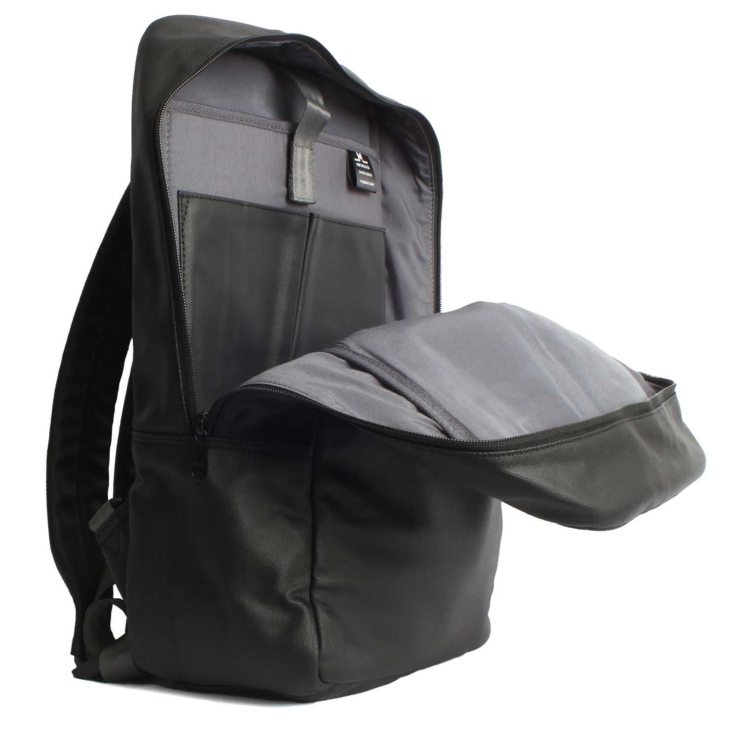 Margelisch Rucksack Bukal 1 schwarz  offen