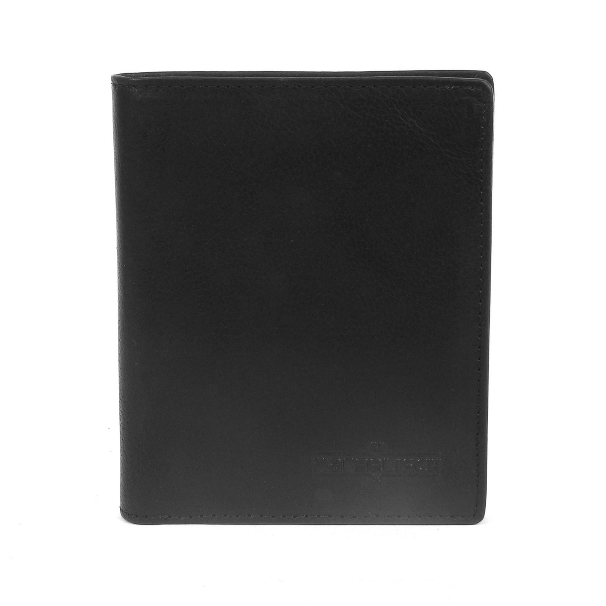 Margelisch Texas 2 sustainable RFID leather wallet for men  frontside black