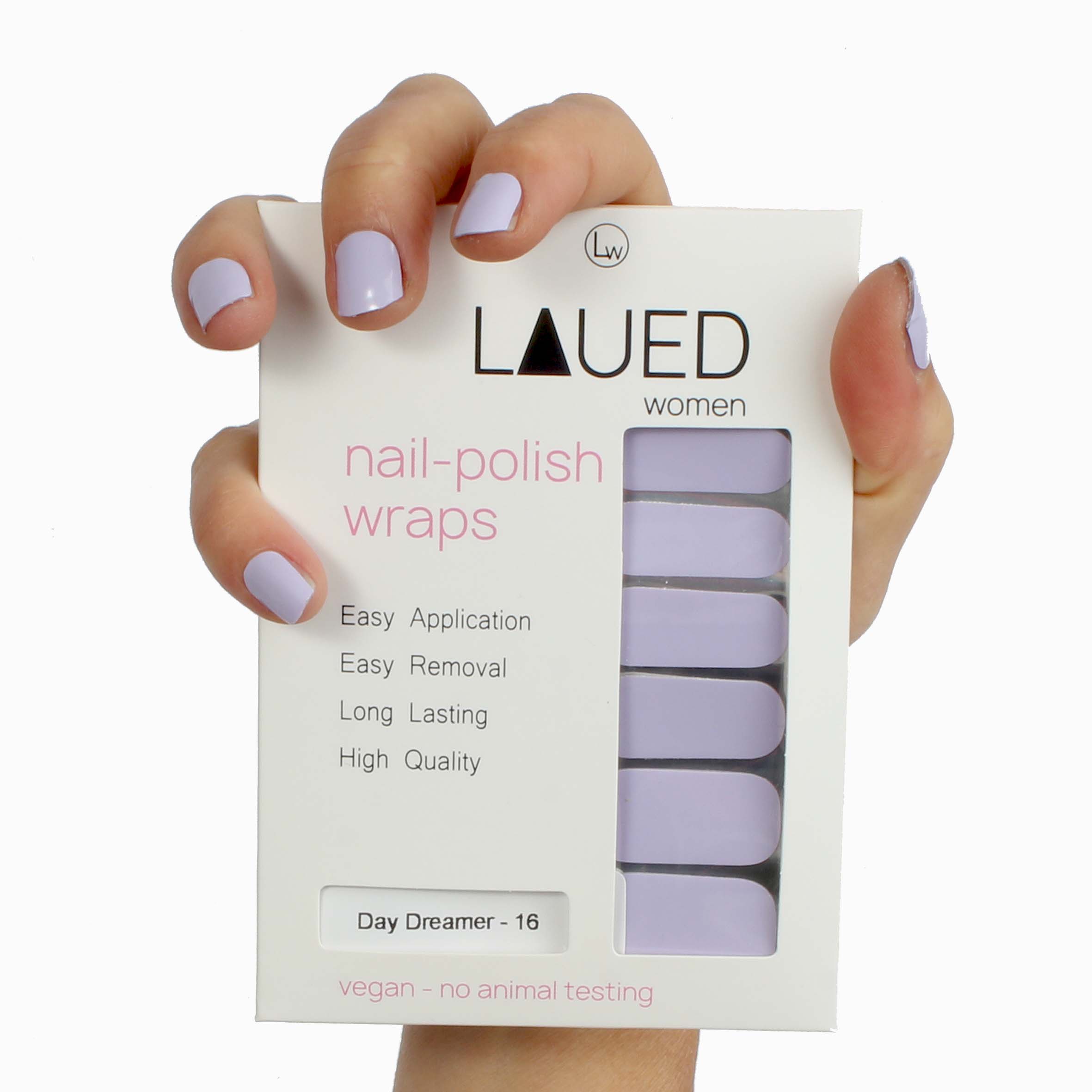 LAUED - feuils pour ongles - solid purple - Day Dreamer