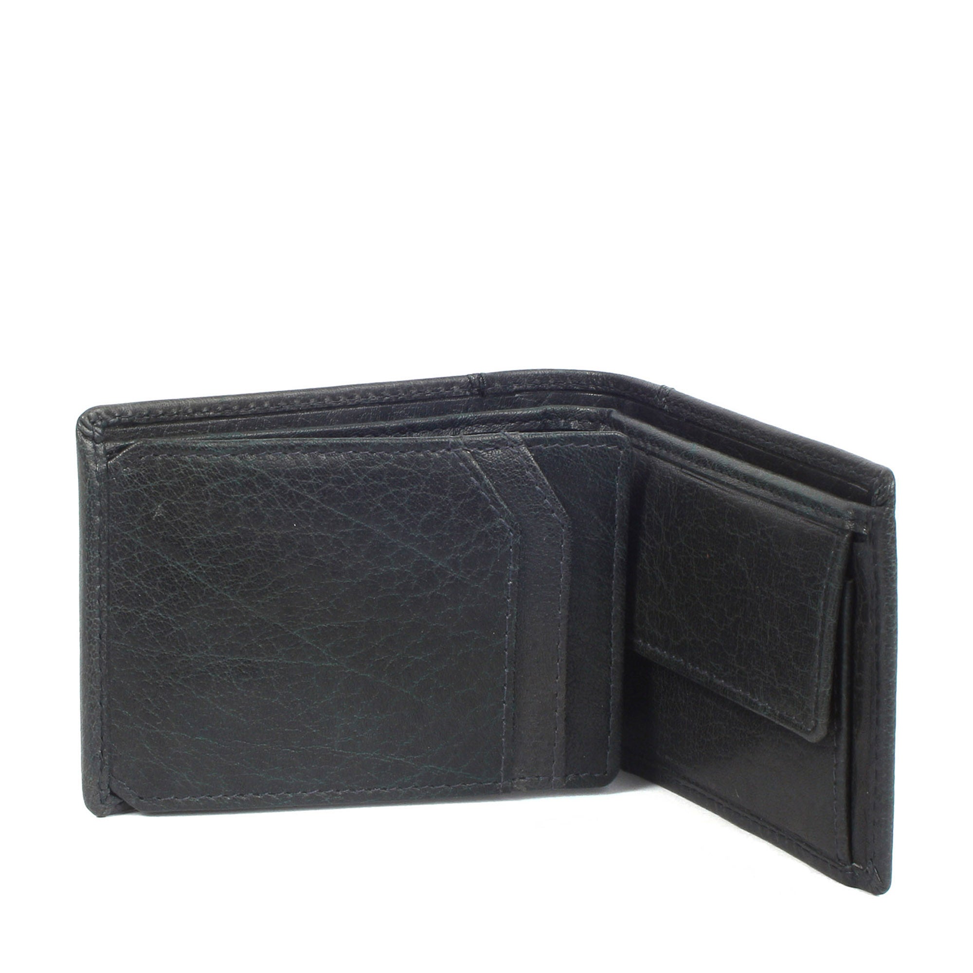 Margelisch Marcello 2 sustainable RFID leather wallet for men open view