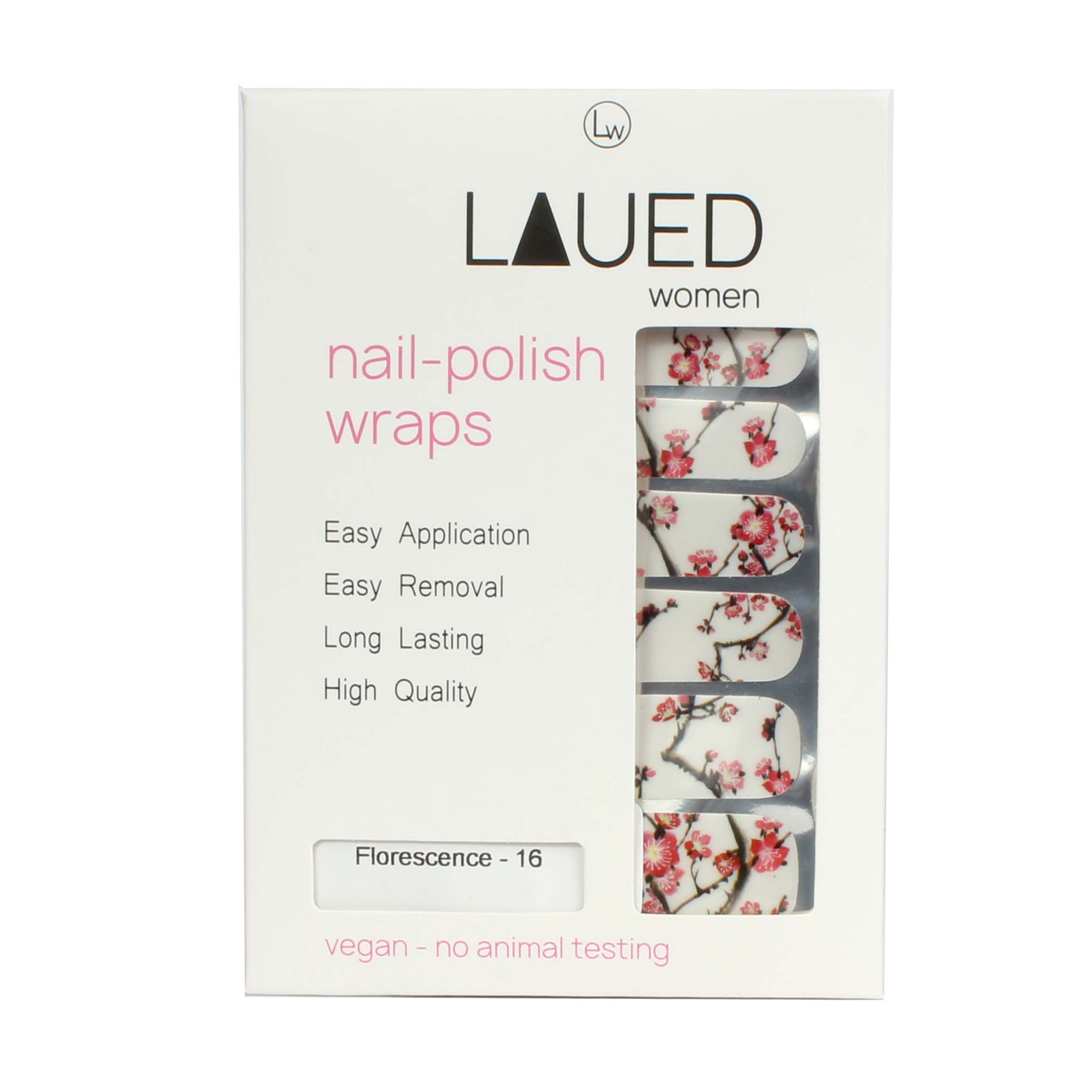 Laued Nagelfolien-flower mood-florescence-Verpackung