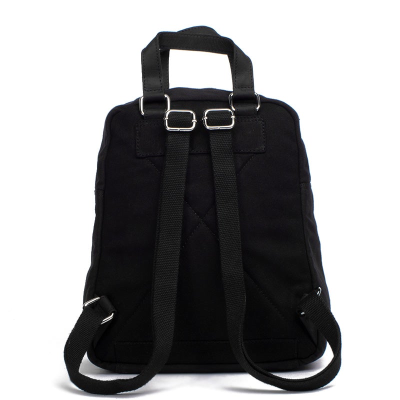 Margelisch Minu 1 canvas black white urban laptopbackpack swiss design