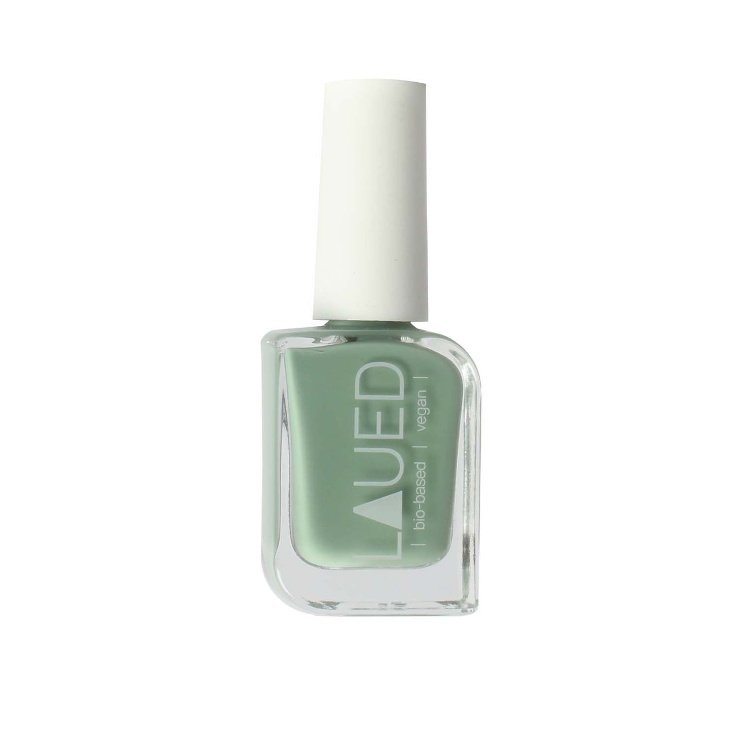 Laued nailpolish bio based vegan green