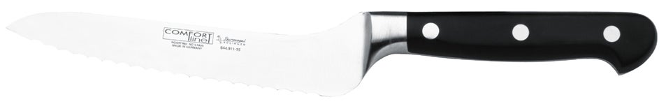 Burgvogel Brotmesser Wellenschliff, Klinge 20 cm Griff Comfort Line