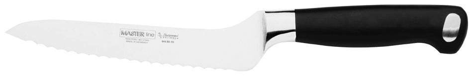 Burgvogel Brotmesser Wellenschliff, Klinge 15 cm Griff Master Line