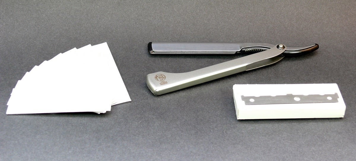NTS Profi Rasiermesser mit Wechselklingensystem + 20 Klingen 9200