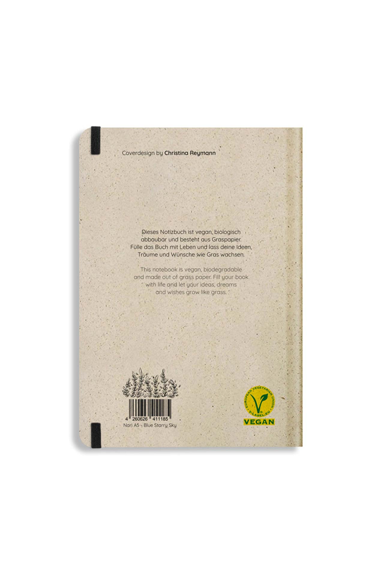 Notizbuch Nari "blue starry sky" punktiert