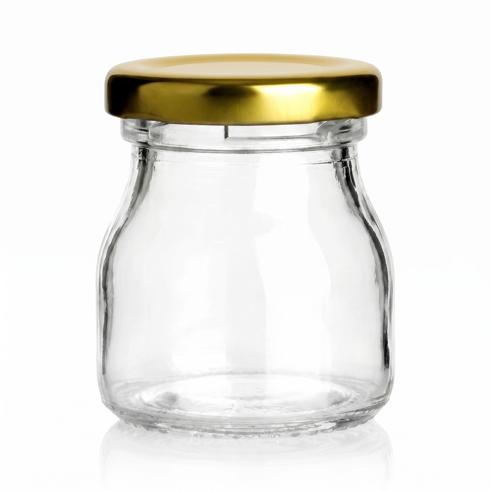glas jar, gläser, mini glas, glass jar, golden lid