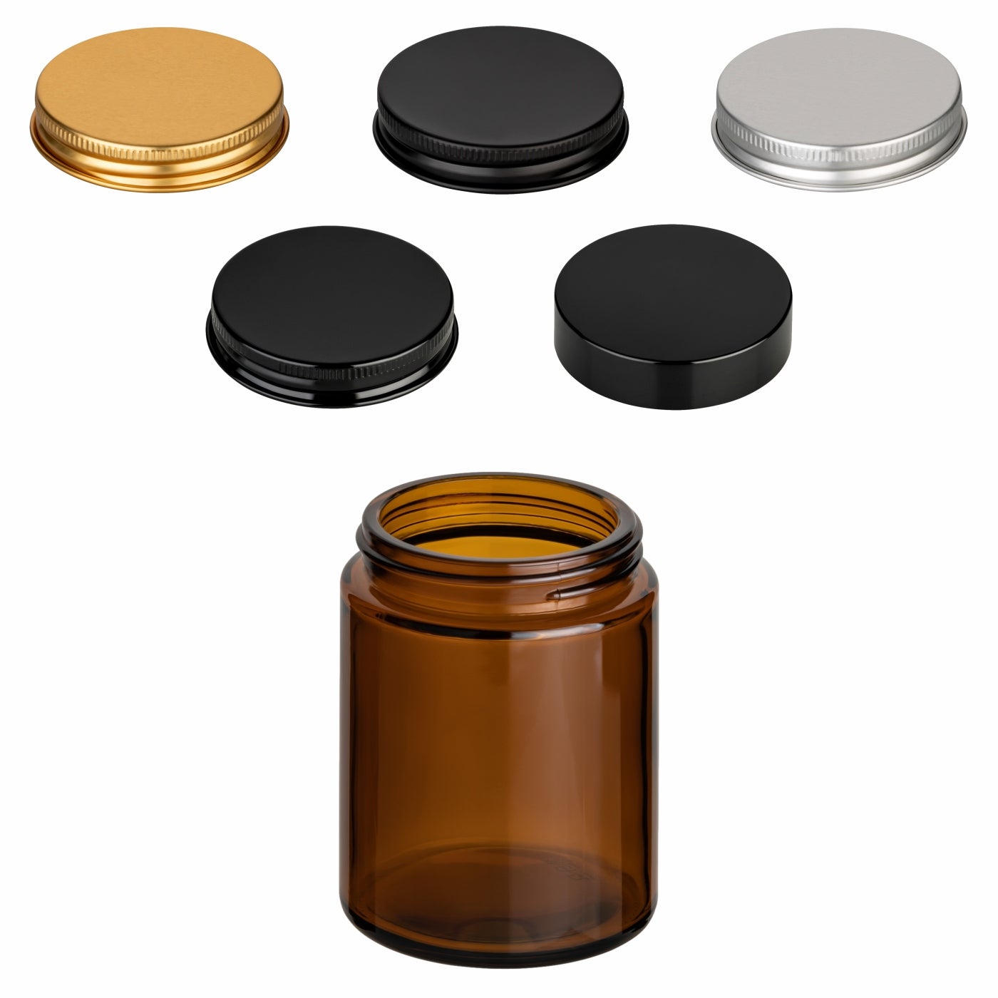 150 ml Cremetiegel Braunglas