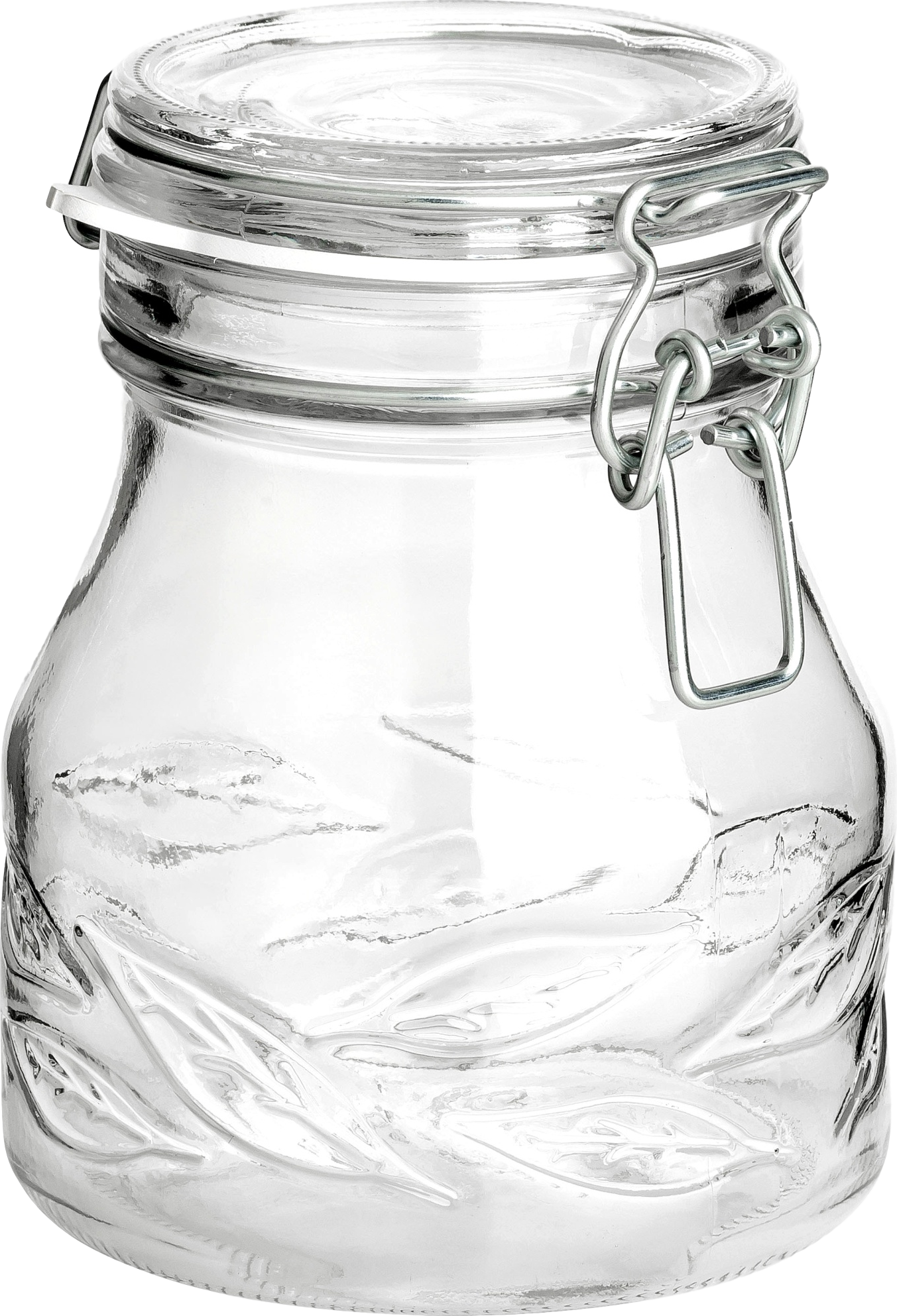 750 ml Bügelglas Blätter