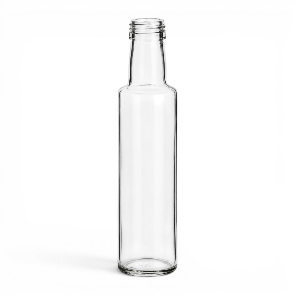 Flaschenvase, Glasflasche, transparent, leer, Klarglas