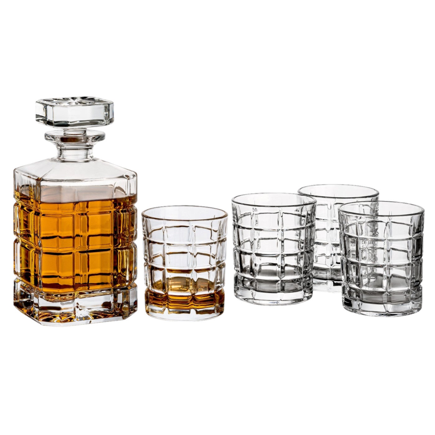 Whiskykaraffe und 4 Whiskygläser im Set – Typ 35128 Whiskykaraffe und 4 Whiskygläser im Set – Typ 35128