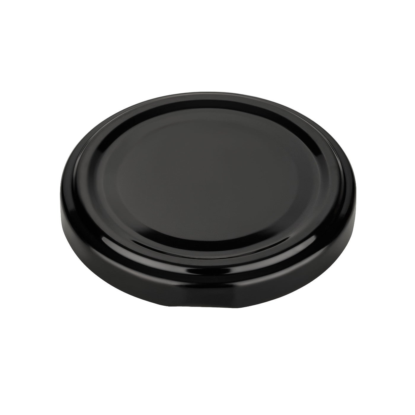 500 ml Einmachglas Quadrat mit Schraubdeckel Schwarz