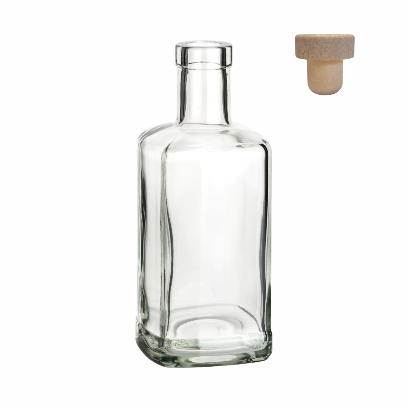 500 ml Apotheker eckig - 2 Varianten wählbar Glas, Einmachglas, Flasche