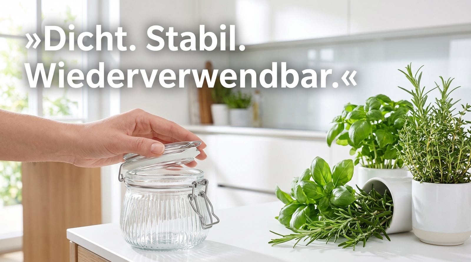 Bügelgläser – Dicht. Stabil. Wiederverwendbar.