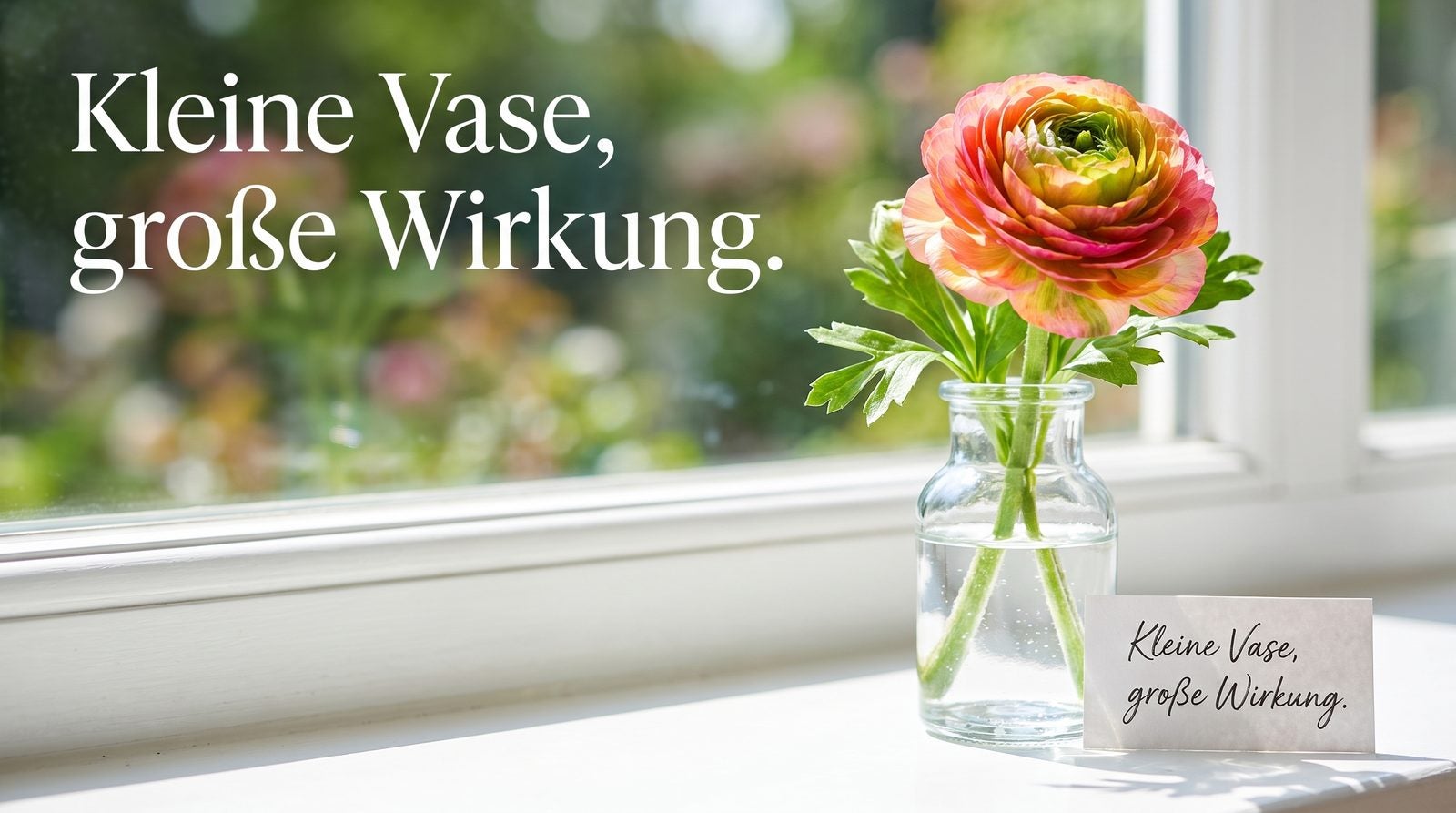 Vasen – Kleine Vase, große Wirkung.