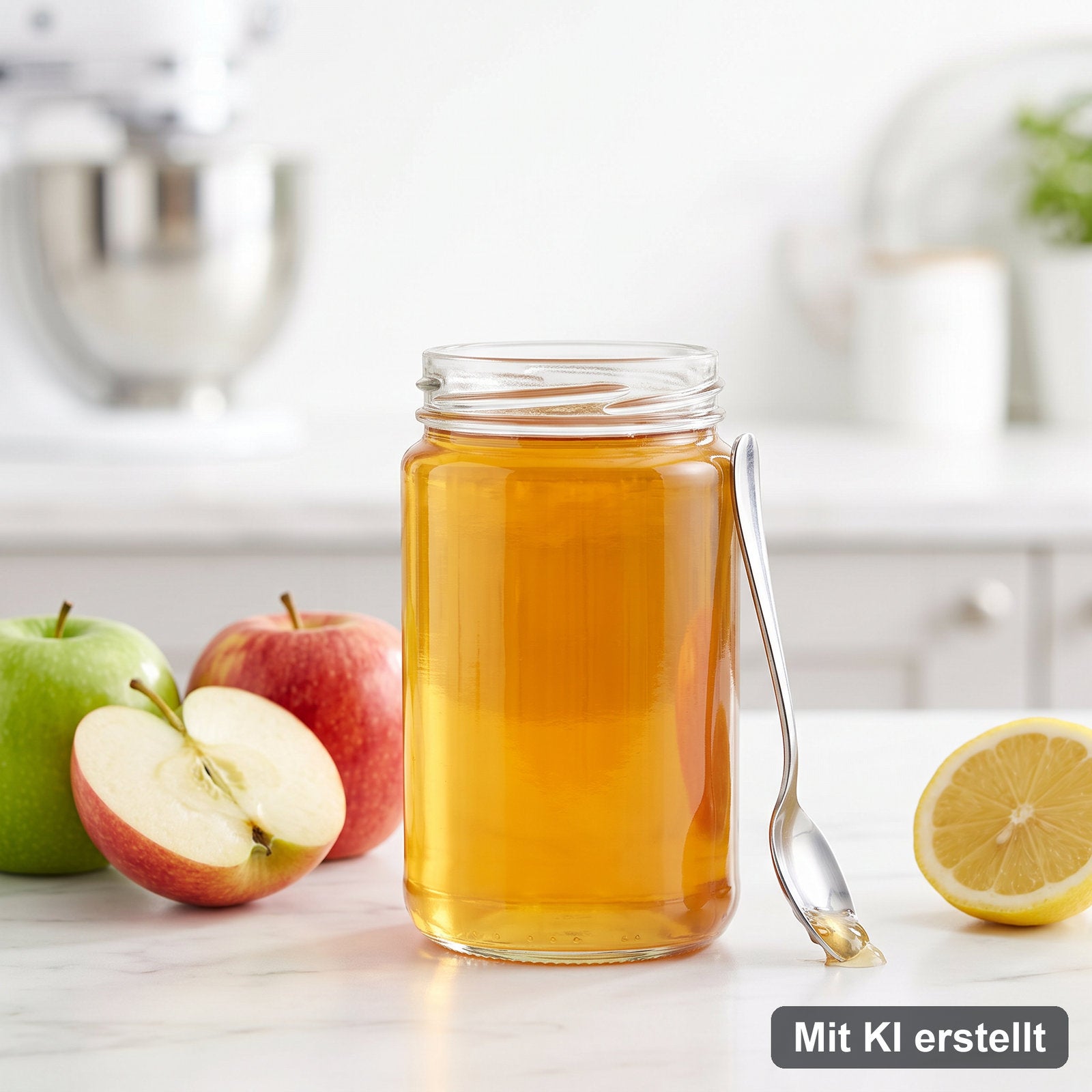 Apfelgelee selbst gemacht – Mit KI erstellt