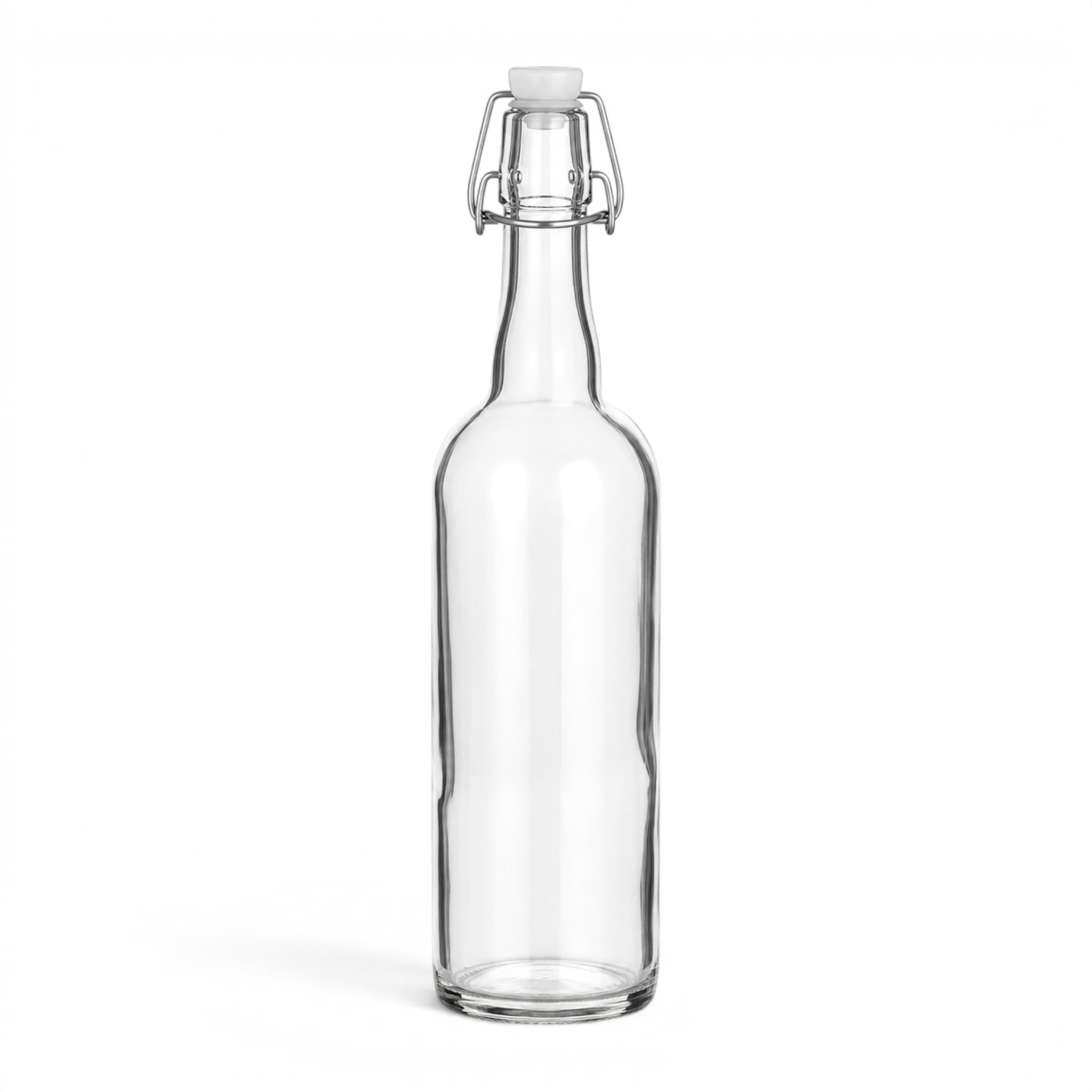 Flasche, Glasflasche, Korkverschluss, Soda- bzw. Getränkeflasche, Clear Glas