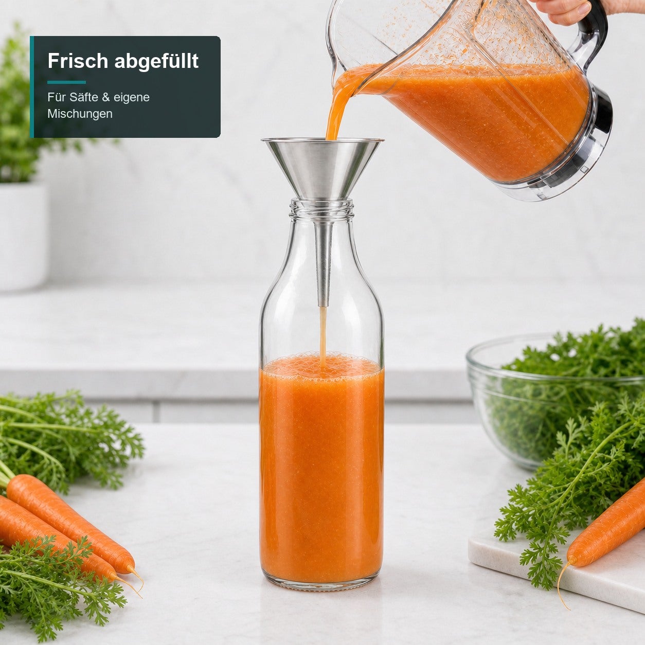 1000 ml Saftflasche - BEFÜLLEN