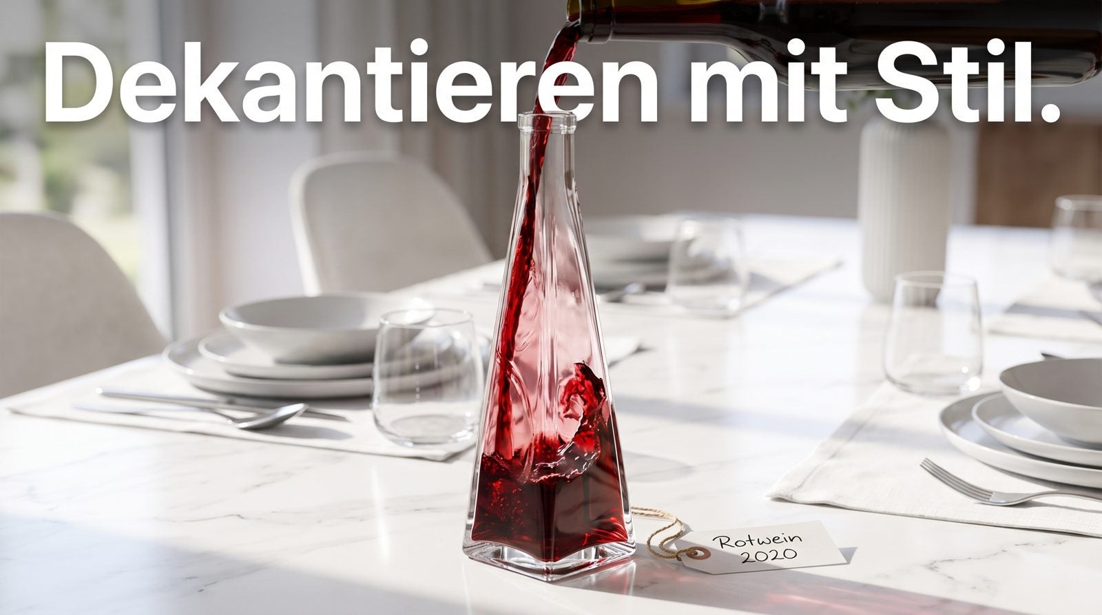 Decanter – Dekantieren mit Stil.