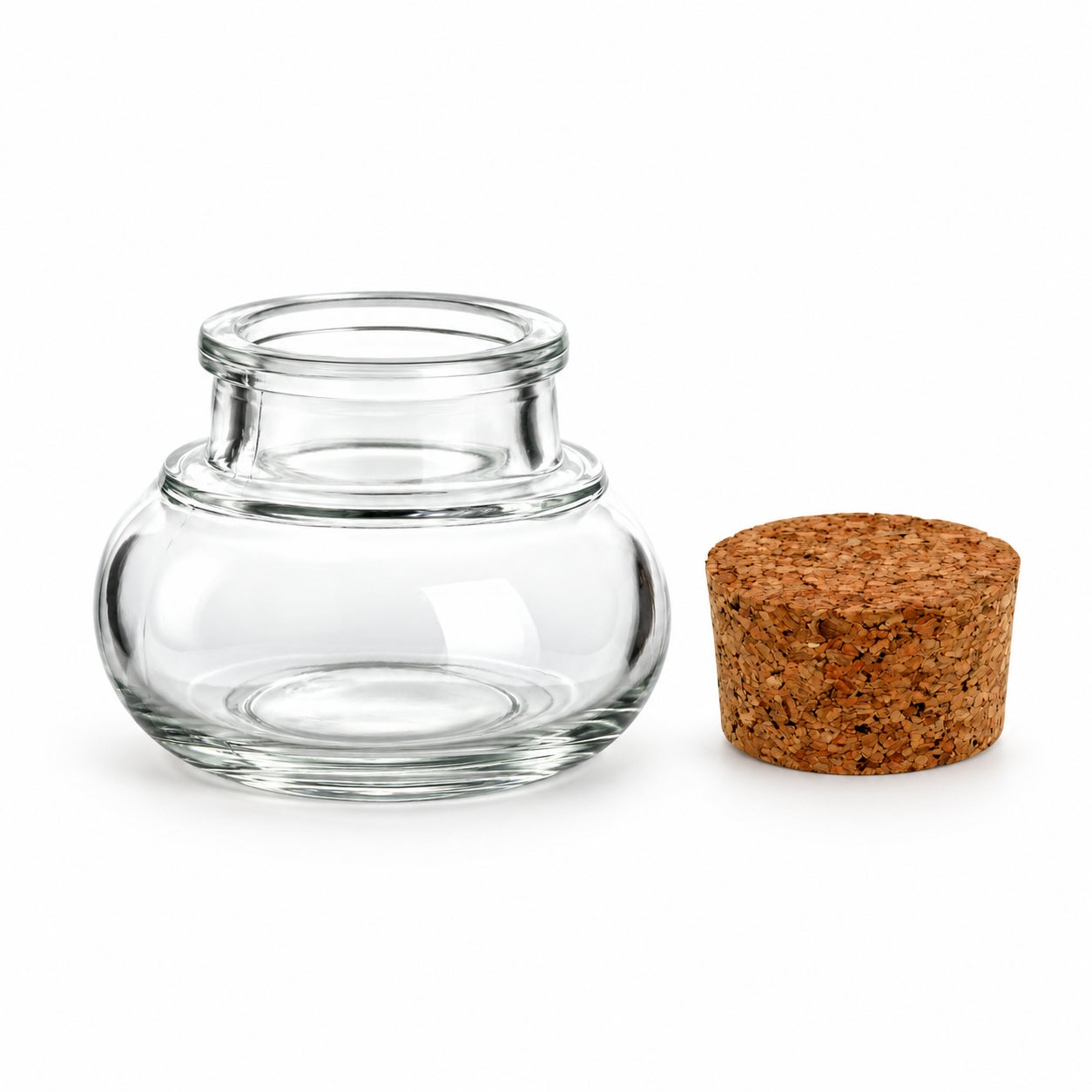 Korkenglas rund 40 ml mit Korken