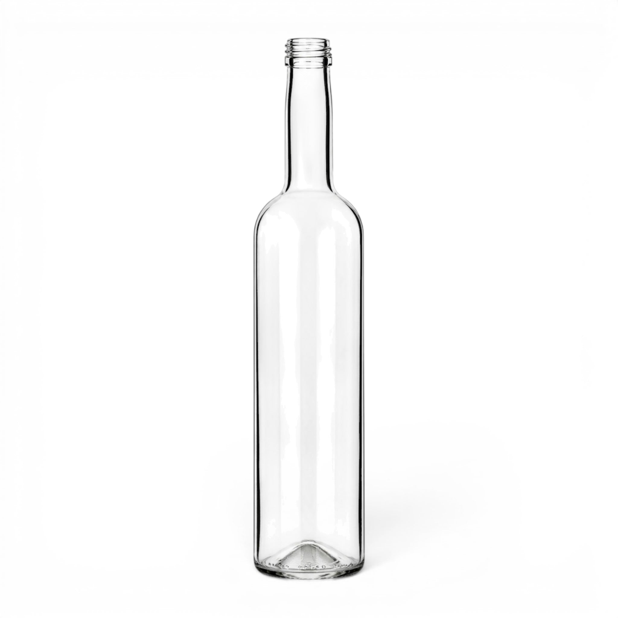 Flasche, Glasflasche, Leerflasche, Klarglas, Langhalsflasche