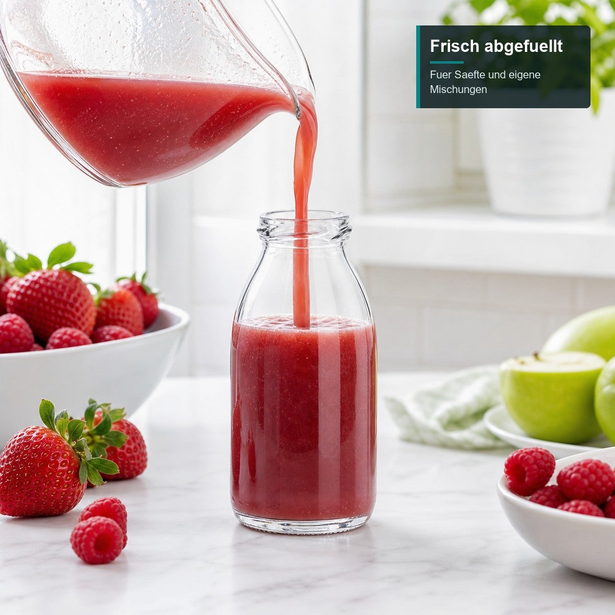 250 ml Saftflasche - BEFÜLLEN