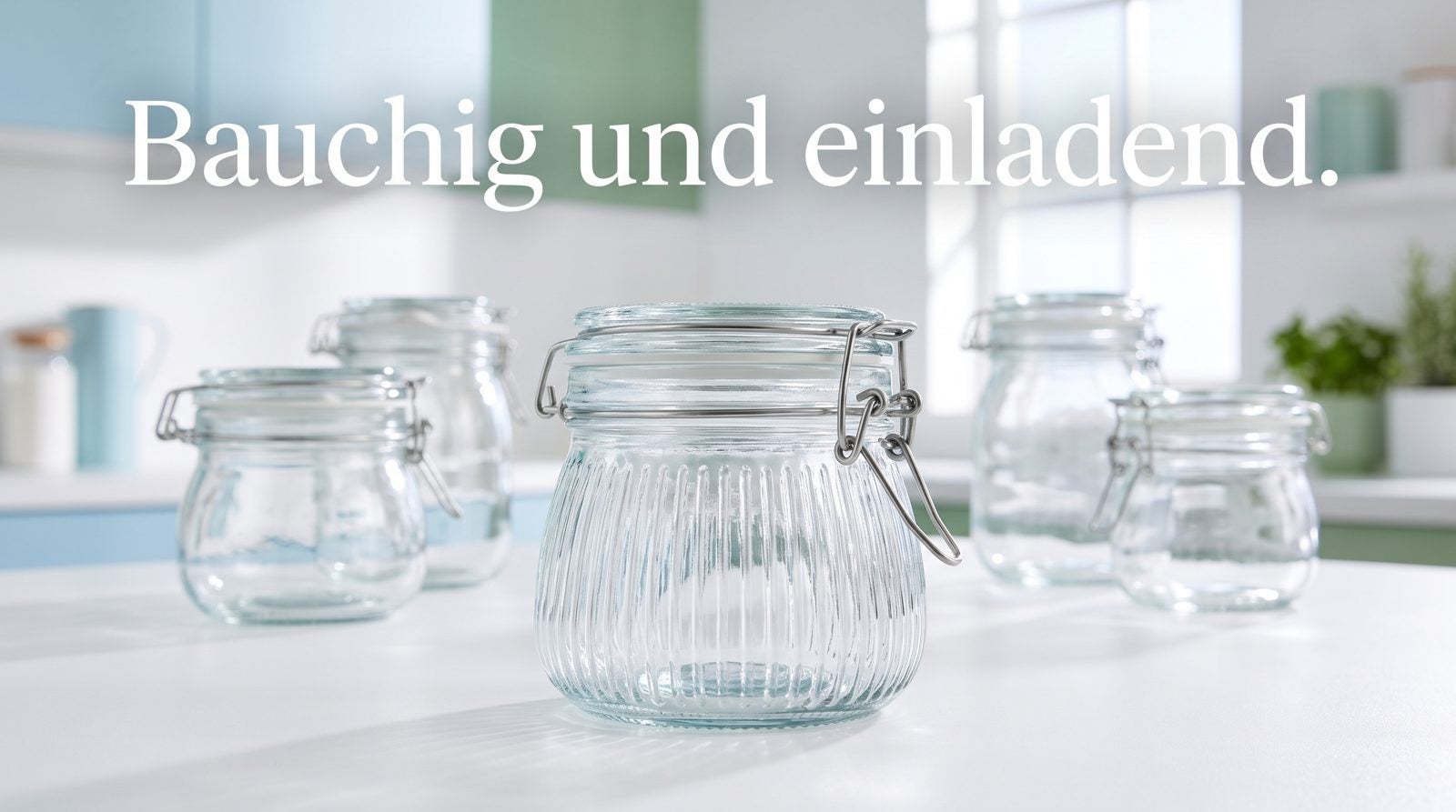 Thema bauchige Gläser – Bauchig und einladend.