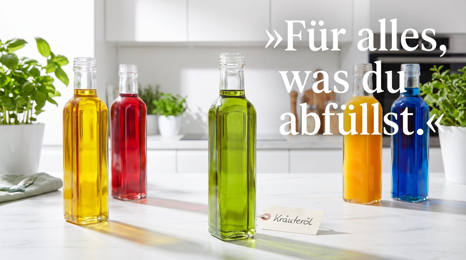 Flaschen – Für alles, was du abfüllst.