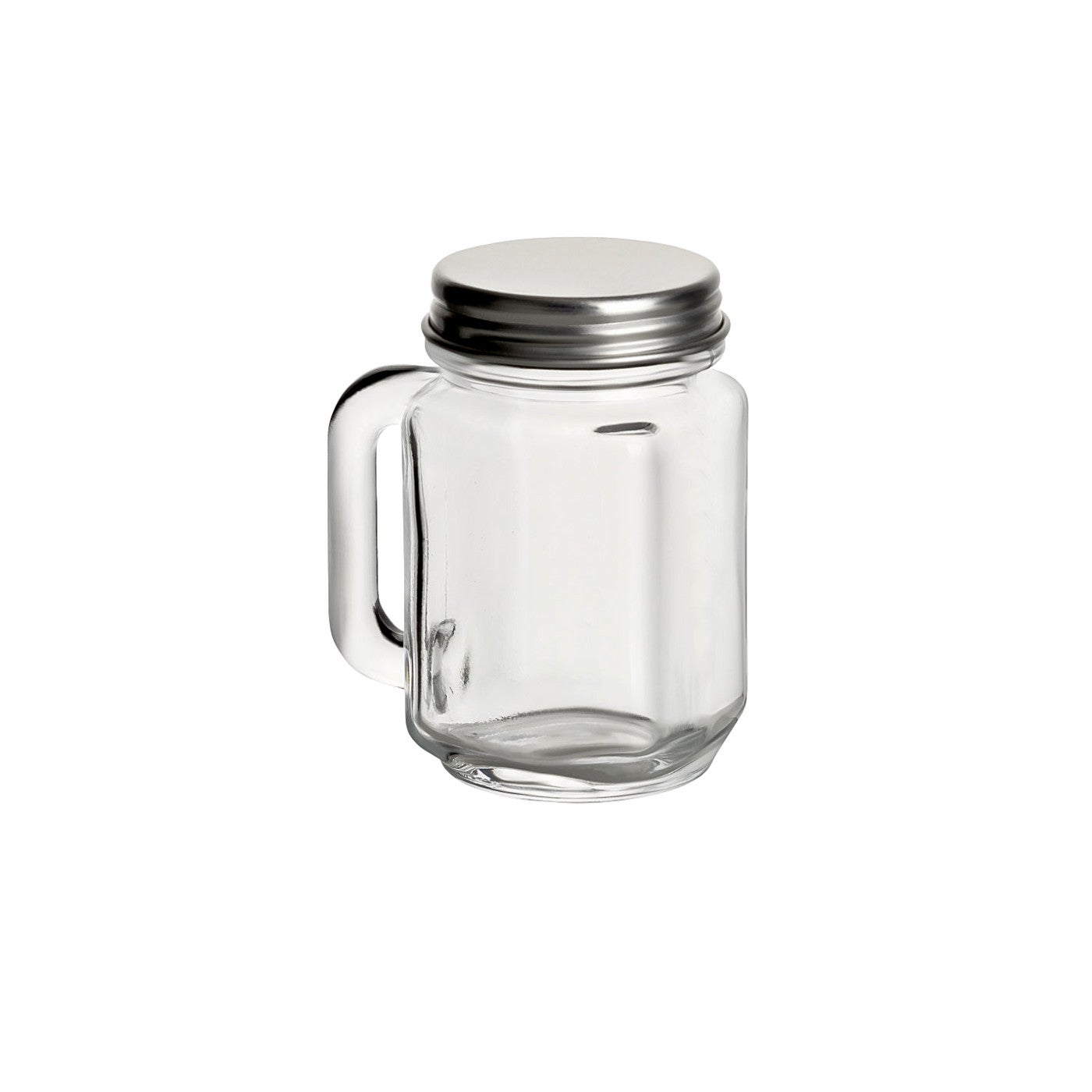 30 ml Trinkglas mit Henkel inkl. Verschluss Silber 30 ml Trinkglas mit Henkel inkl. Verschluss Silber
