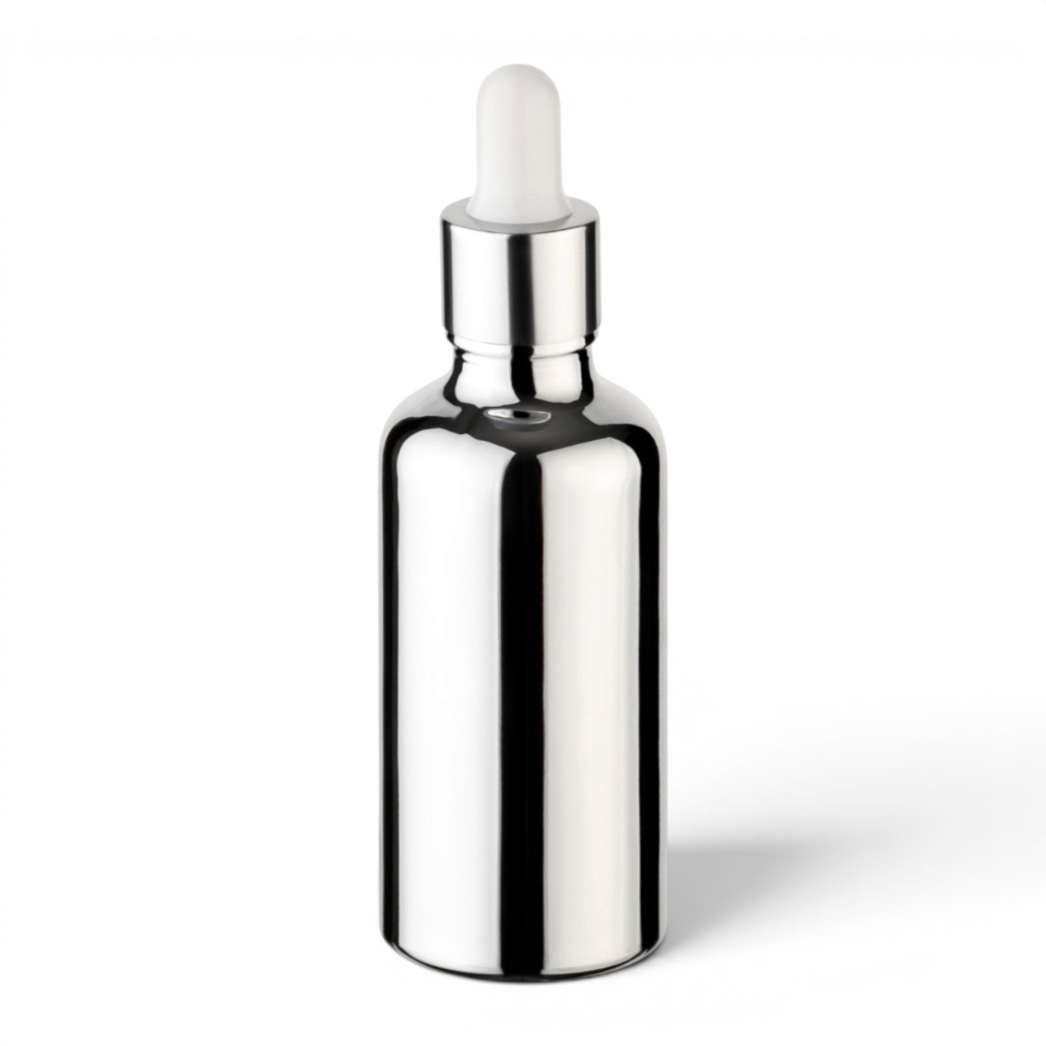 50 ml Pipettenflasche Silber mit Pipettengarnitur