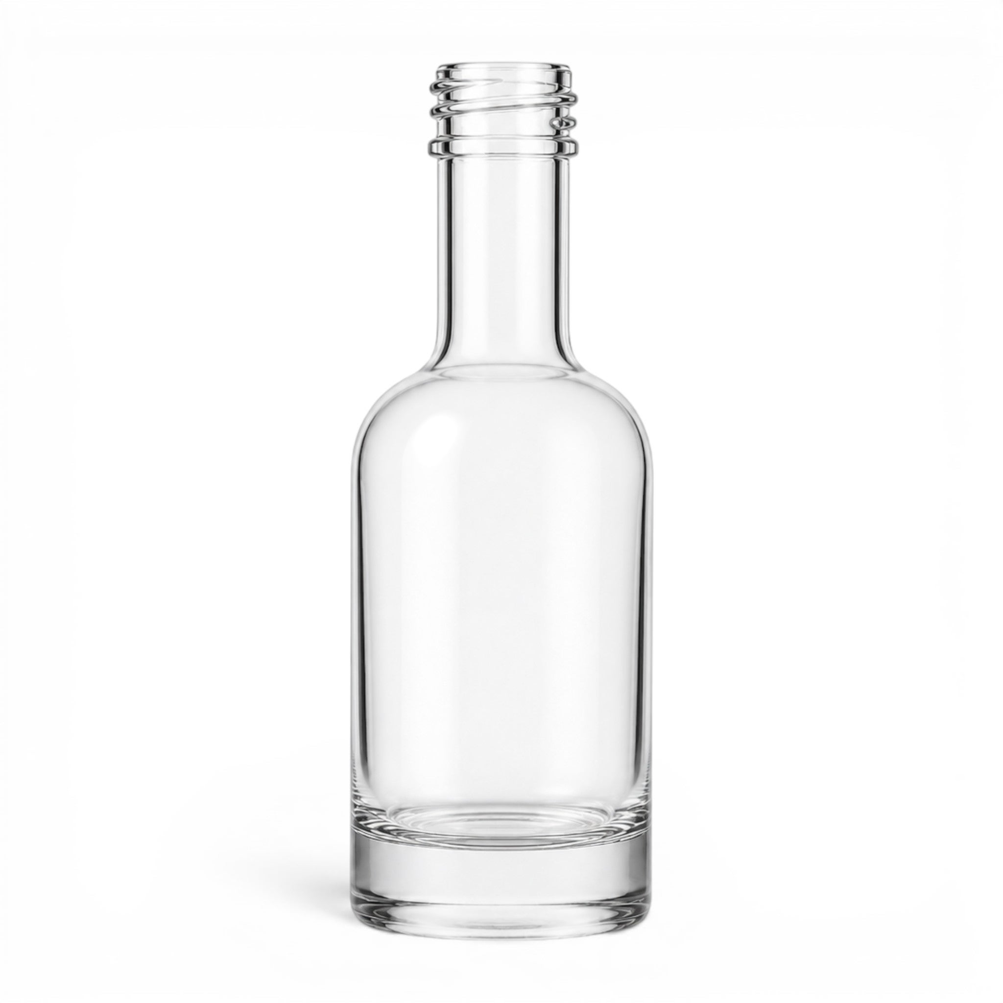 Glasflasche, Flasche, Transparent, Klar, Gewindeverschluss