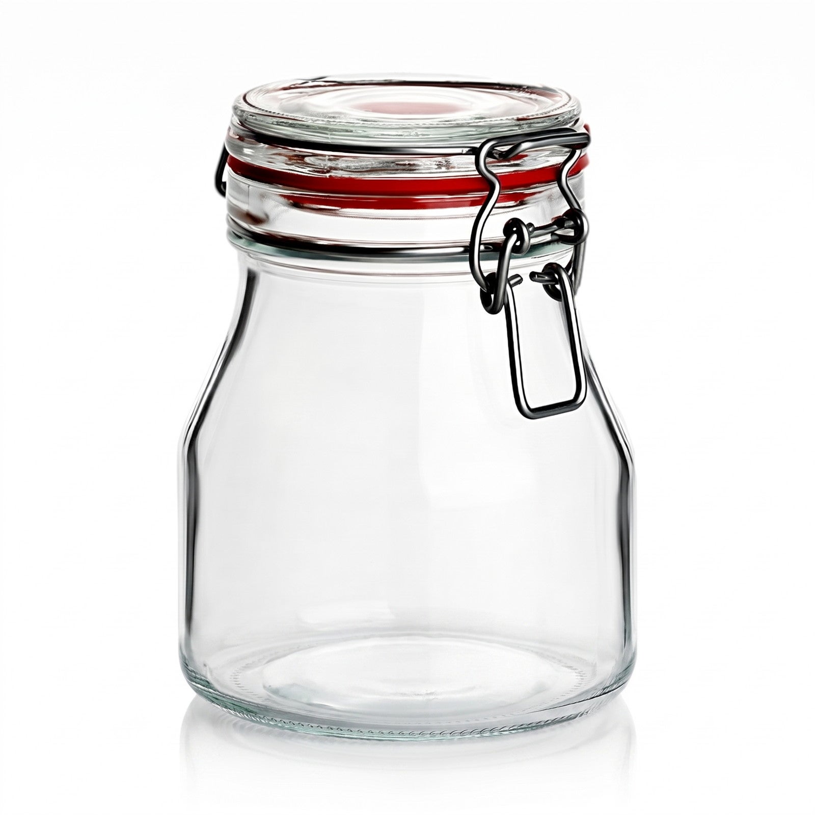 Glasbehälter, Verschlussdeckel, Glaskrug, Swingverschluss, Klemmverschluss