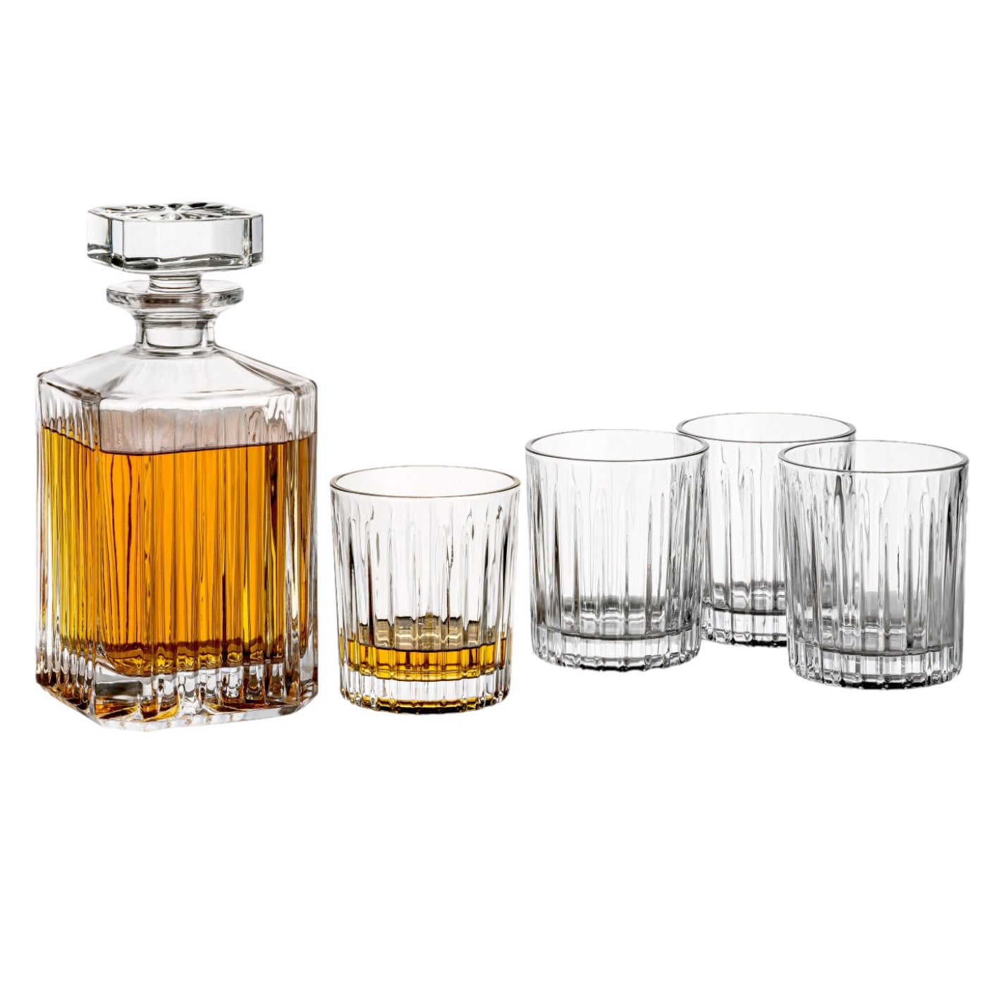 Whiskykaraffe und 4 Whiskygläser im Set – Typ 35802 Whiskykaraffe und 4 Whiskygläser im Set – Typ 35802