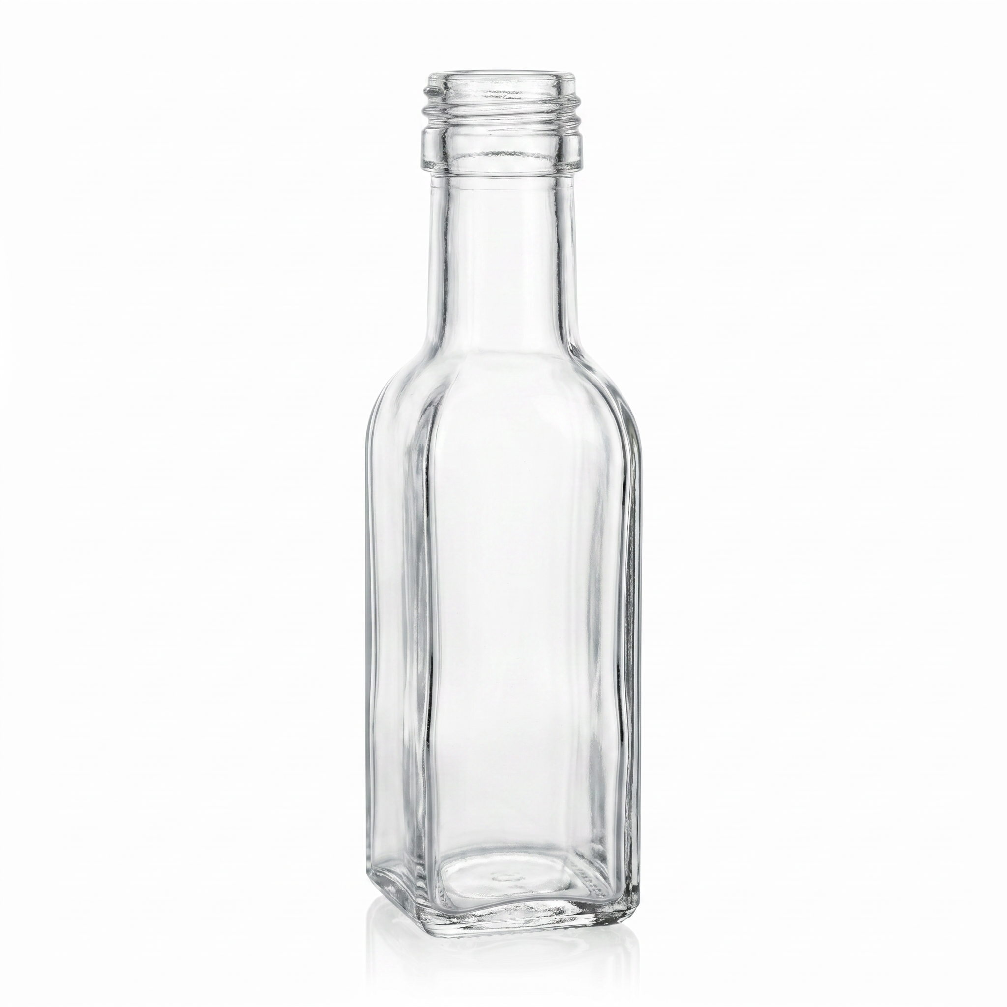 Flasche, Glasflasche, Klar, Leer/transparent, Gläserne Flasche