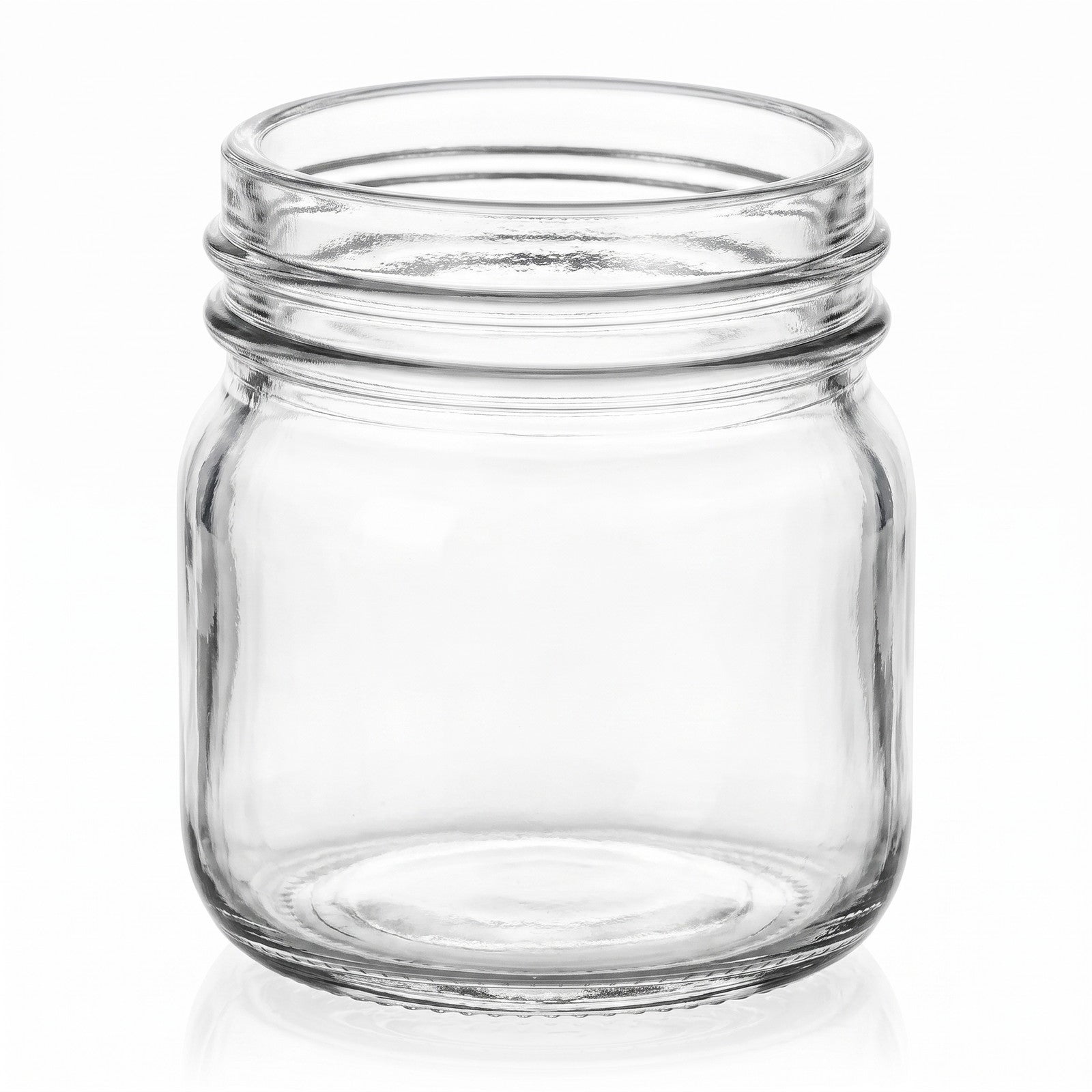 Glasgefäß, Glasdose, Glasbehälter, Jarre, Durchsichtiges Glas