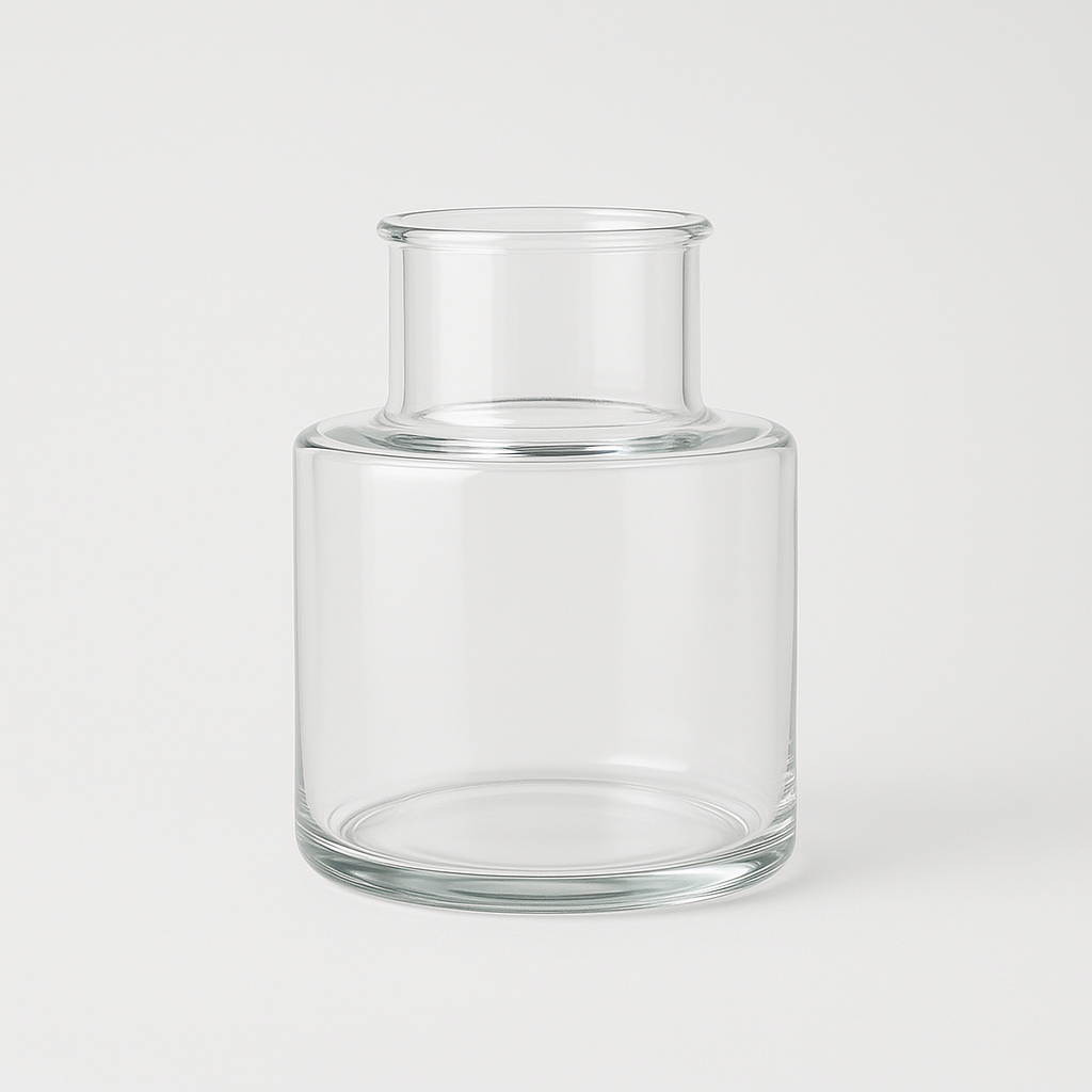 Glasflasche, Vase, Transparente Glas, Klarer Behälter, Bodenschutz-Glas