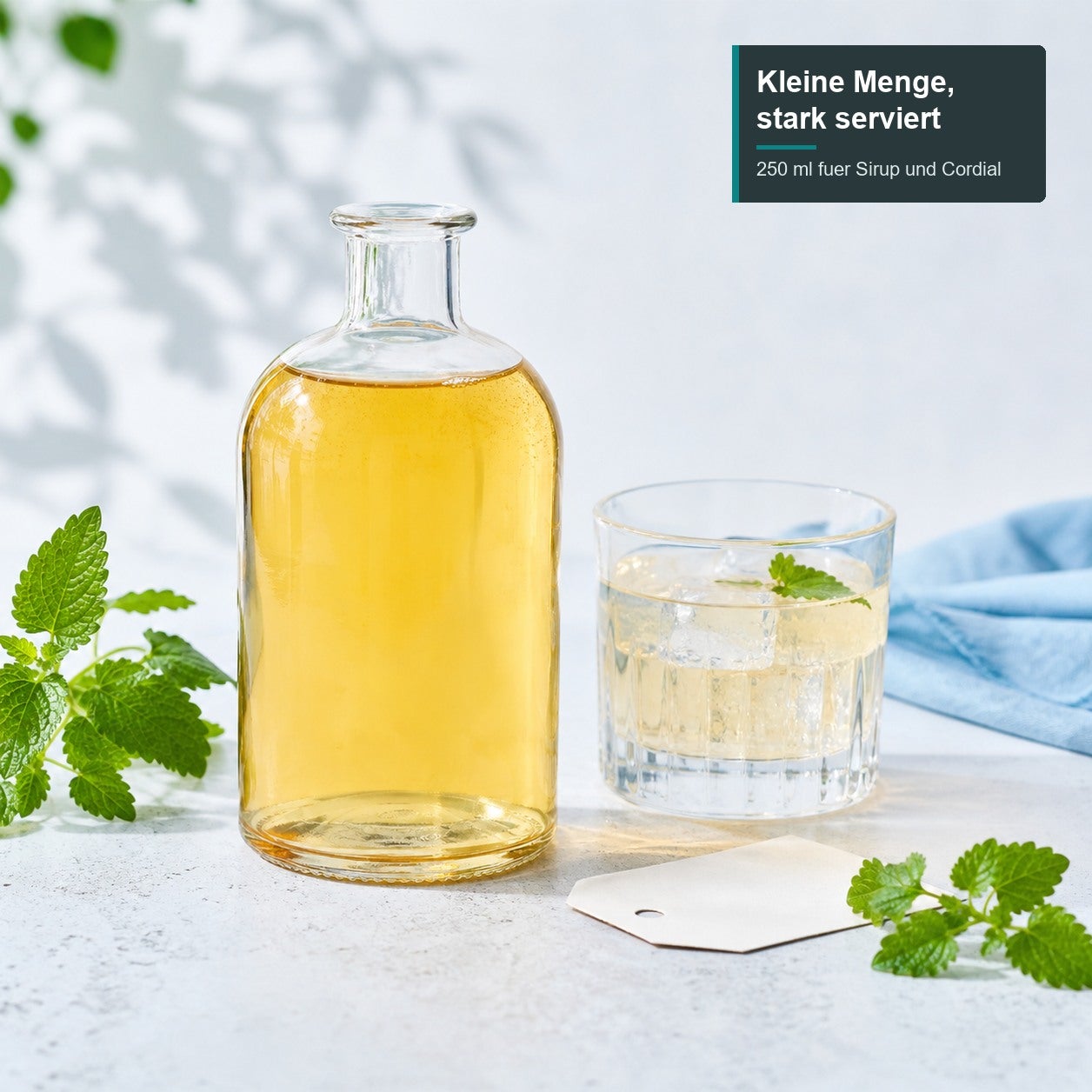 250 ml Apothekerflasche rund - SERVIEREN