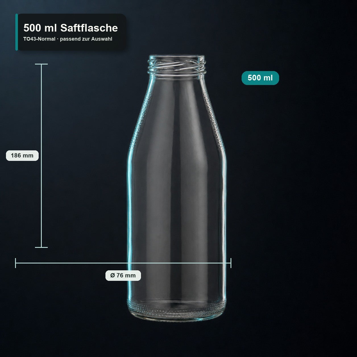500 ml Saftflasche - MASSE