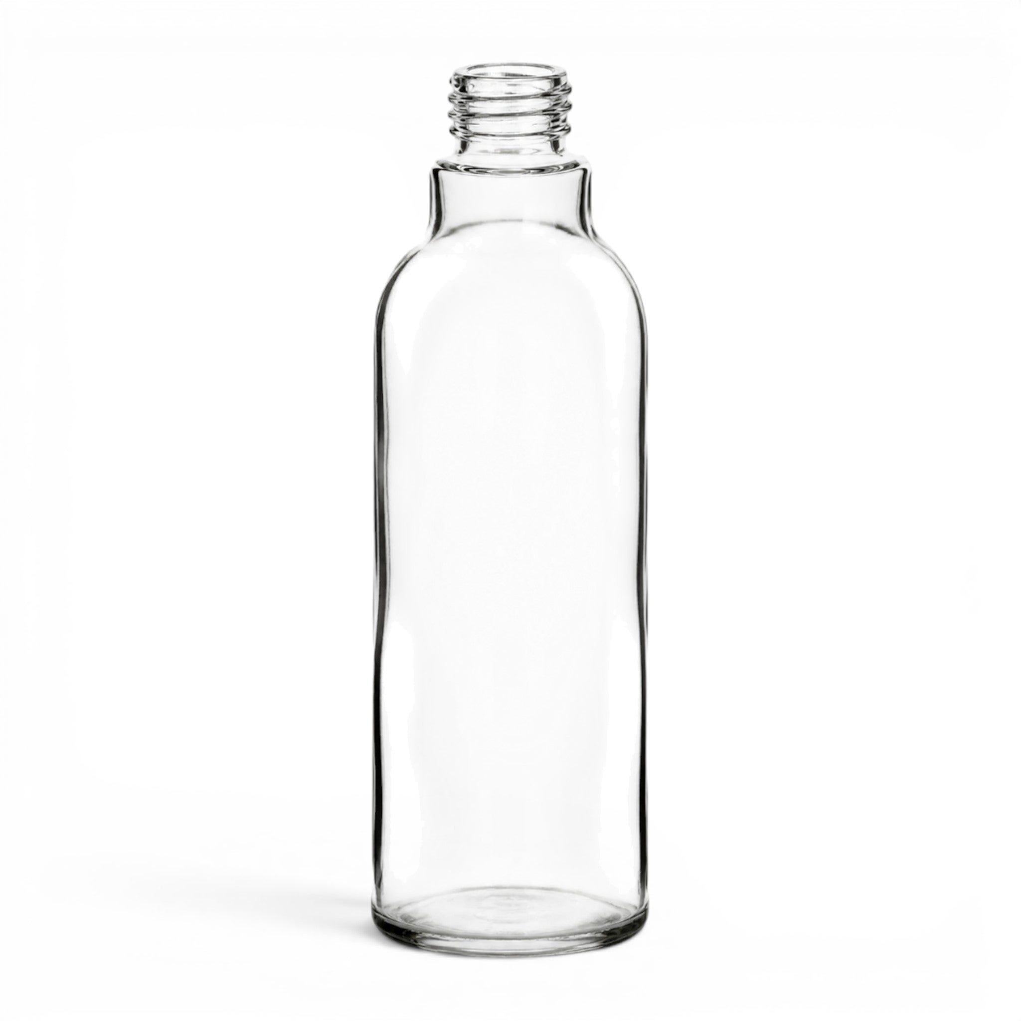Glasflasche, Leerflasche, Flasche, Transparente Flasche, Glasbehälter