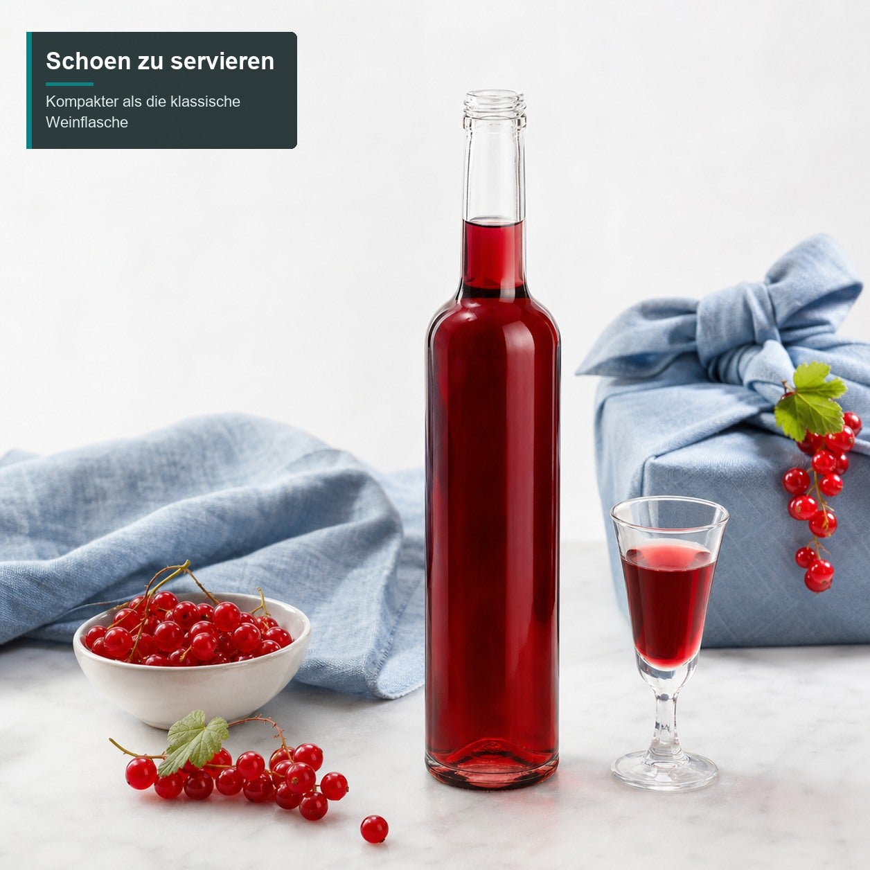 350 ml Bordeaux Schraubmündung - SERVIEREN